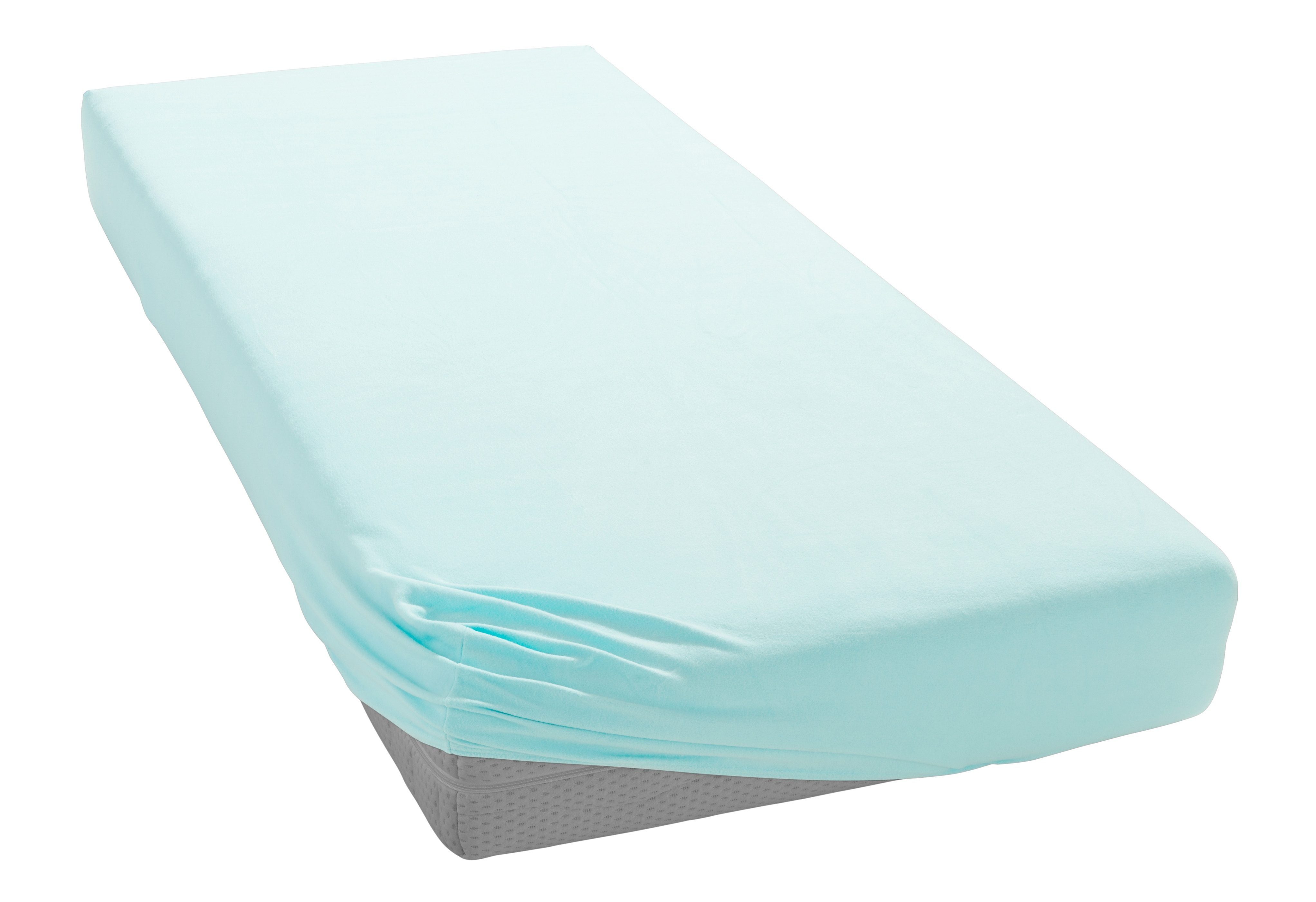 Irisette Spannbettlaken MERKUR, Feinbiber, Gummizug: rundum, (1 Stück), wär günstig online kaufen