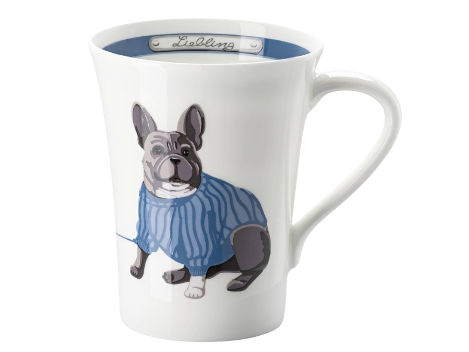 Hutschenreuther Кружки My Mug Hunde - franz. Bulldogge Кружки mit H.0,4 l, Bone China, Tassen