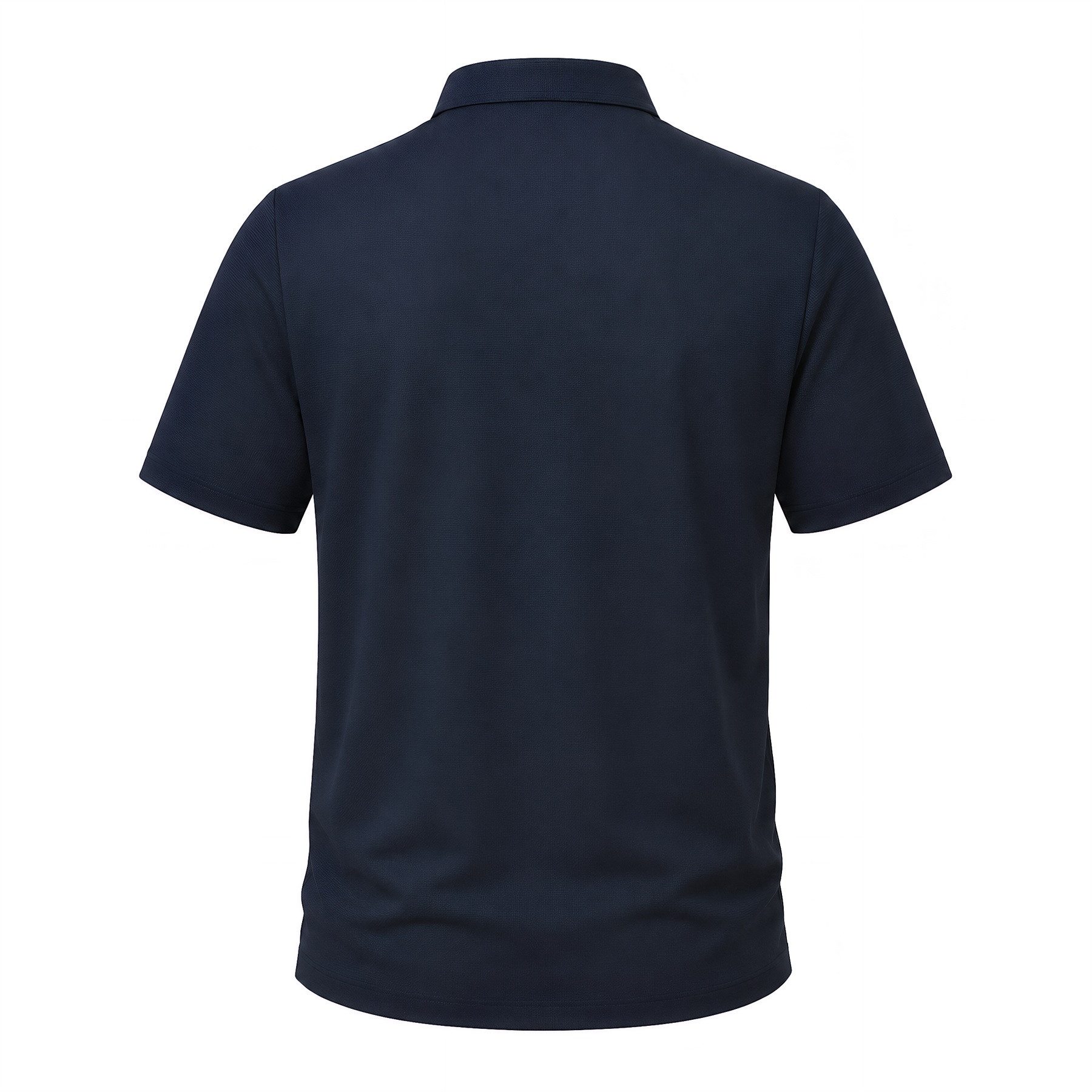 Allthemen Poloshirt Herren Waffelstruktur Poloshirt mit V-Ausschnitt Reverskragen Kurzarm