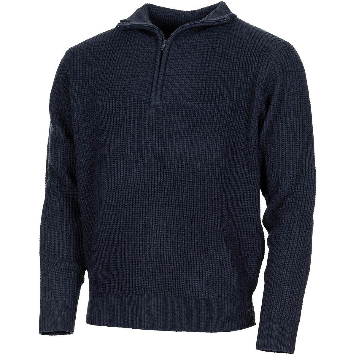 MFH Troyer MFH Pullover, "Troyer", mit Reißverschluss, blau