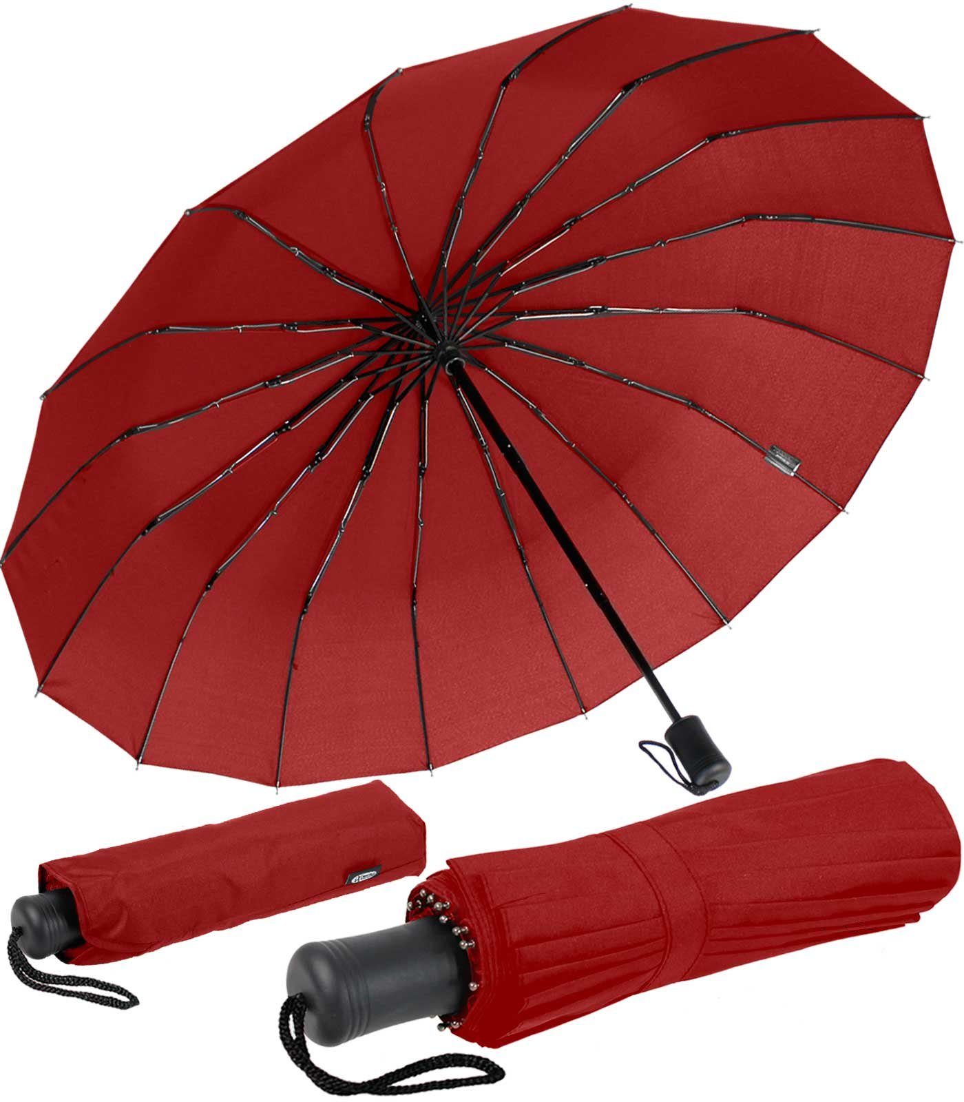 iX-brella Taschenregenschirm Mini mit 16 Streben extra stabil und farbenfroh, farbenfroh