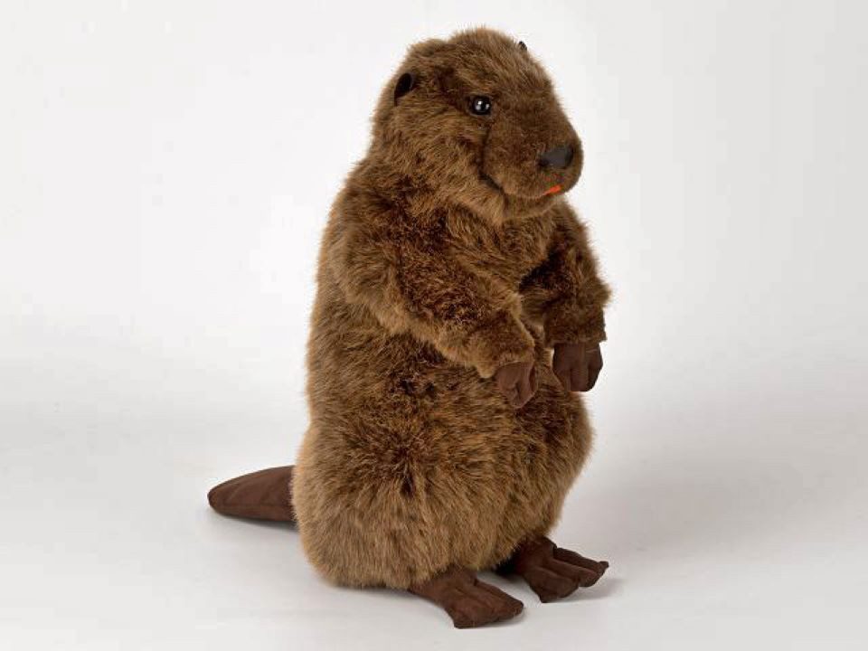 Kösen Kuscheltier Kösen Biber Elli sitzend 35 cm Stofftier