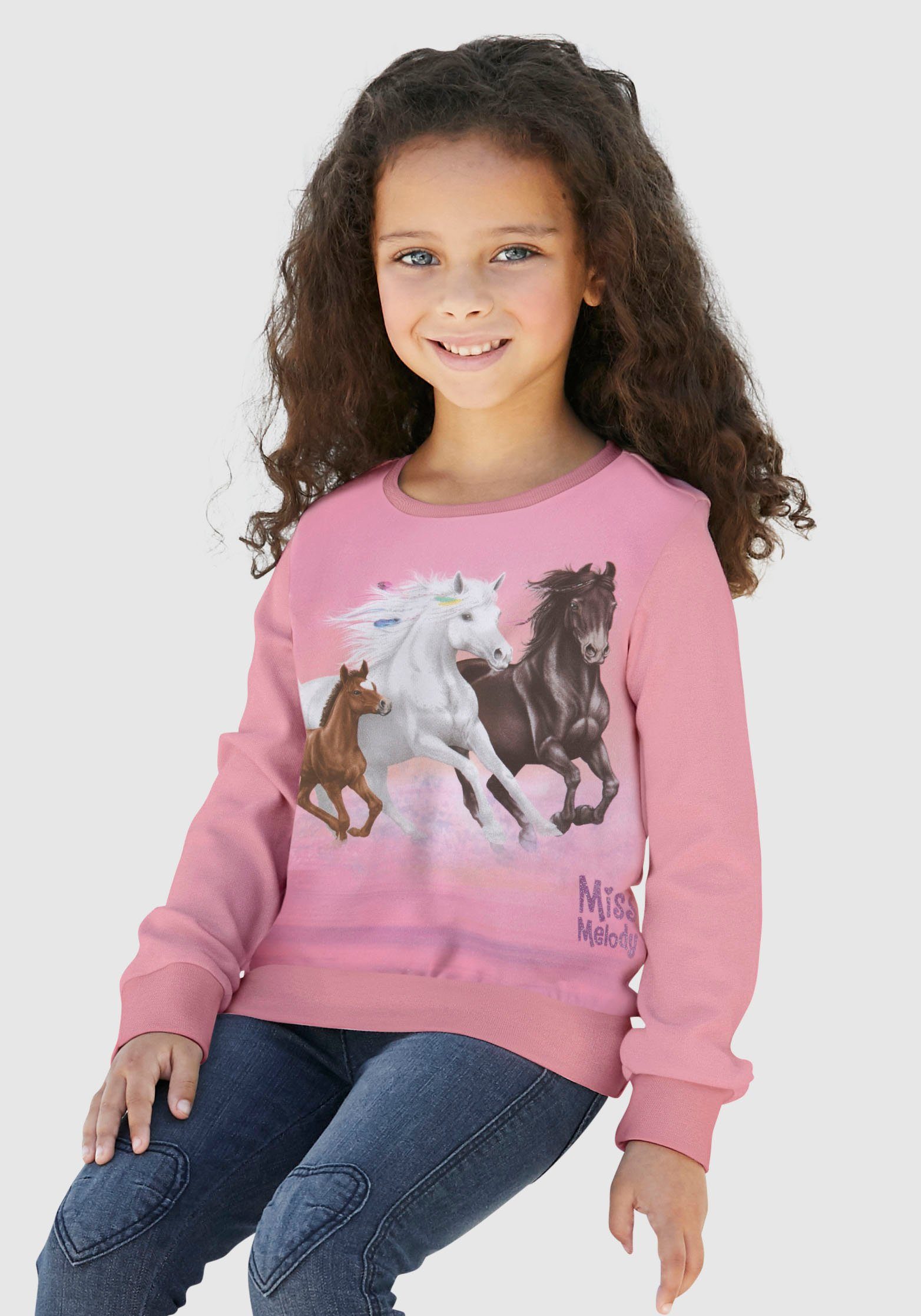 Melody Miss für Pferdefreunde Longsweatshirt