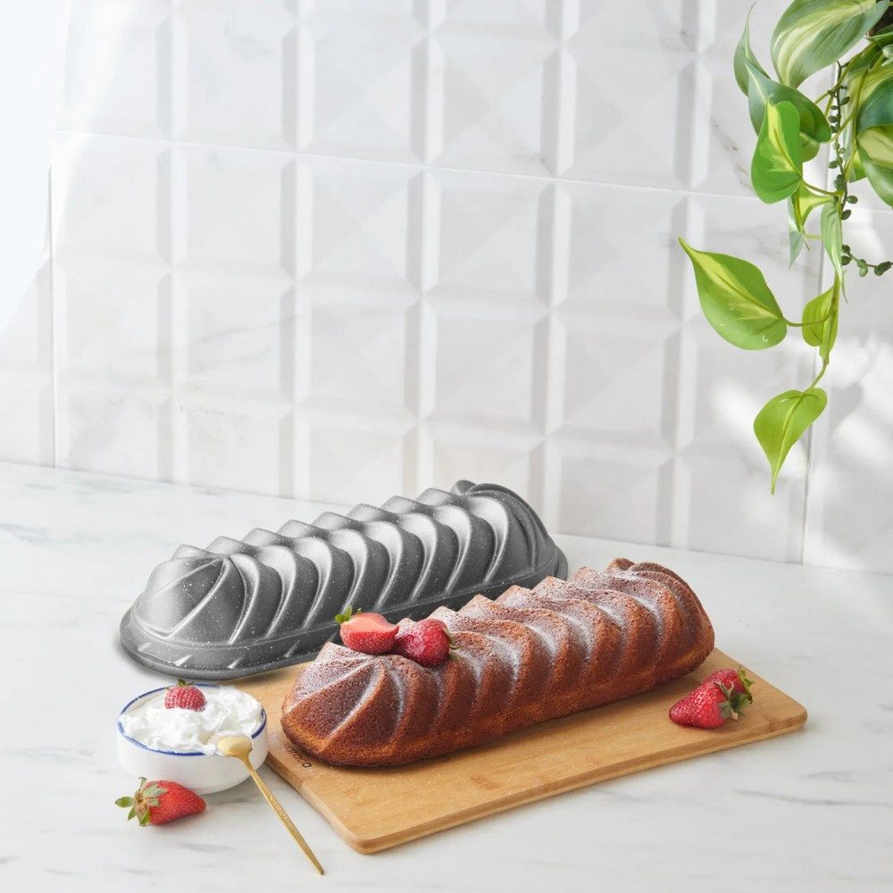 Karaca Herzkuchenform Karaca Cake Pro Vera Cast Tortenform, Anthrazit, 35 cm