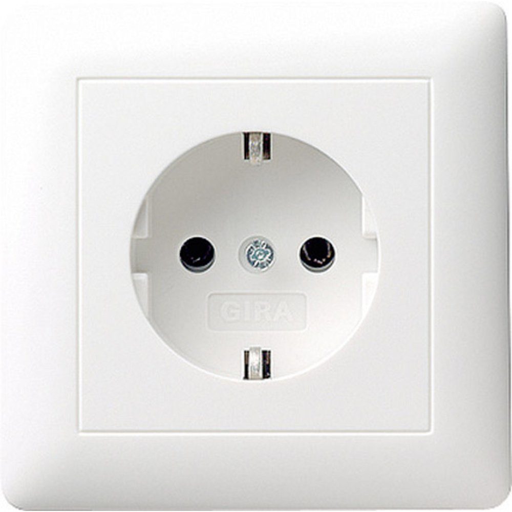 GIRA Lichtschalter GIRA Einsatz Schutzkontakt-Steckdose System 55, Standard 55, E2, Even
