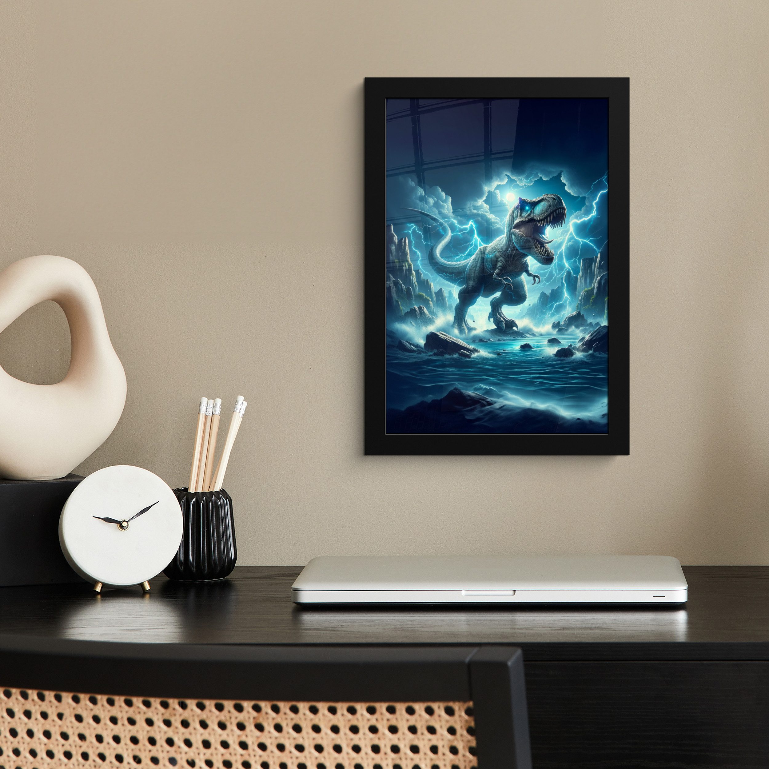 MuchoWow Poster Dino - Blau - günstig online kaufen
