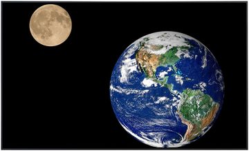 Papermoon Infrarotheizung Erde und Mond, sehr angenehme Strahlungswärme