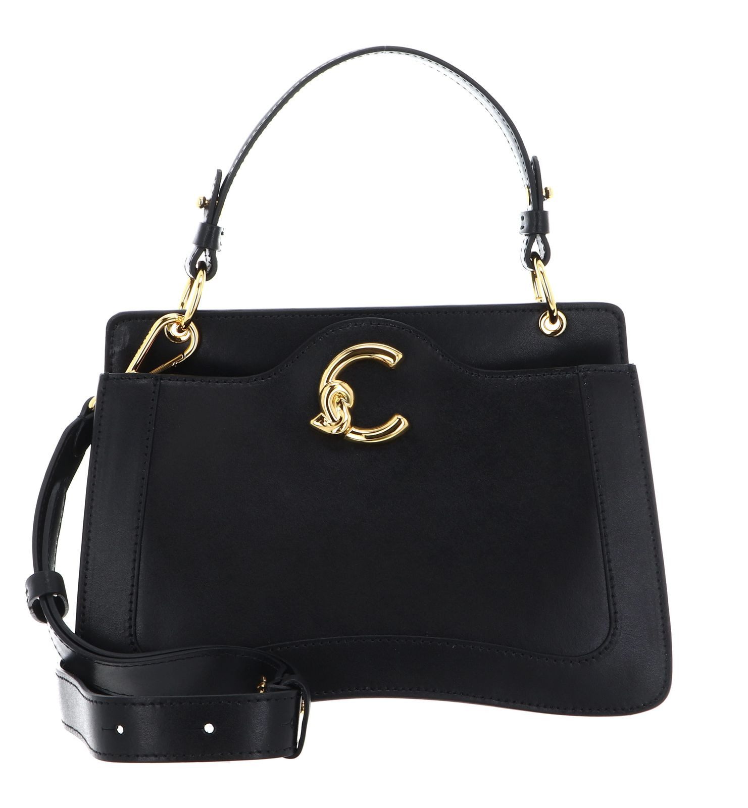 Handtasche Calf Smooth Handbag Grained Leather