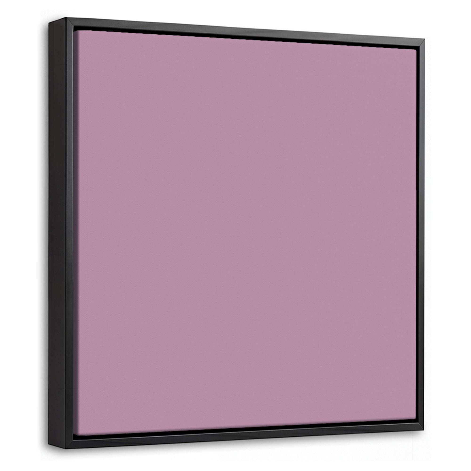 OneMillionCanvasses® Leinwandbild mit Rahmen - Flieder – Violett – Mauve, Fotodruck (1 St), Leinwand Bilder Klein, Wand Dekoration Aesthetic 20x20cm