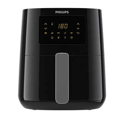 Philips Fritteuse Philips Fritteuse ohne Öl 3000 series Essential HD925270 1400 W Schwar, 1400 W