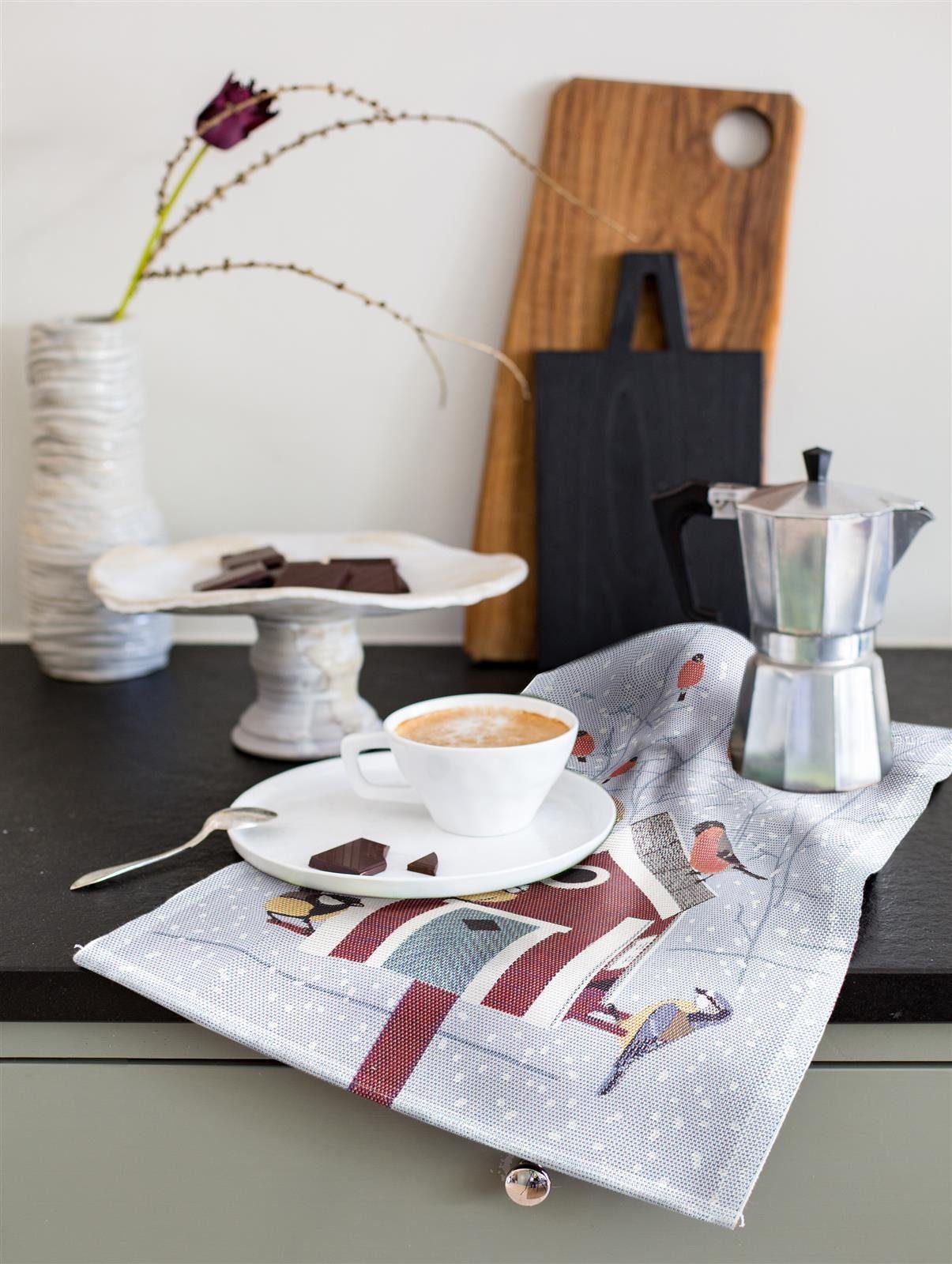 EKELUND MASTER WEAVERS 1692 Geschirrtuch Küchenhandtuch Vintermat 40x60 cm, günstig online kaufen