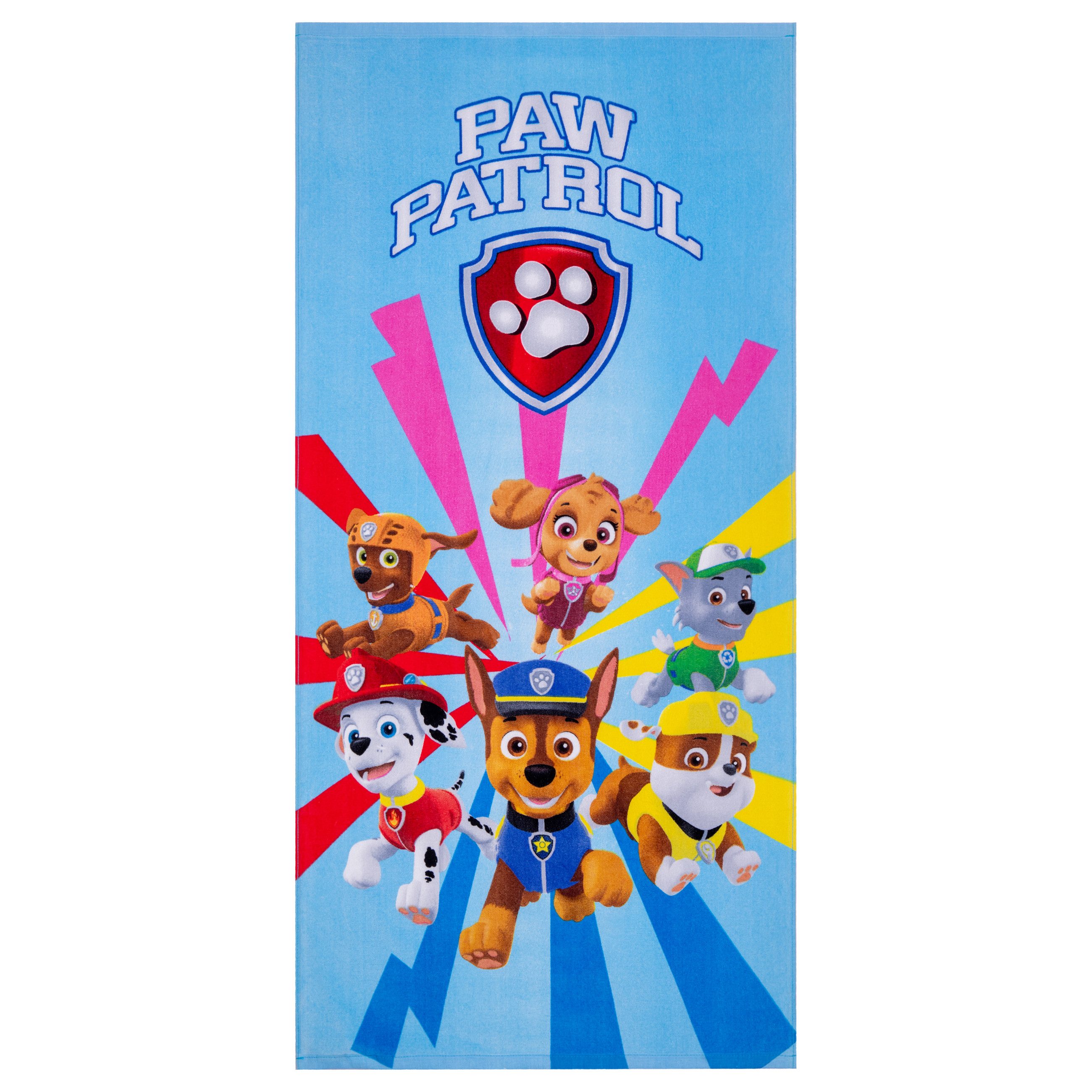 PAW PATROL Strandtuch PAW PATROL Kinder Badehandtuch Strandtuch 70x140 cm, 100% Baumwolle