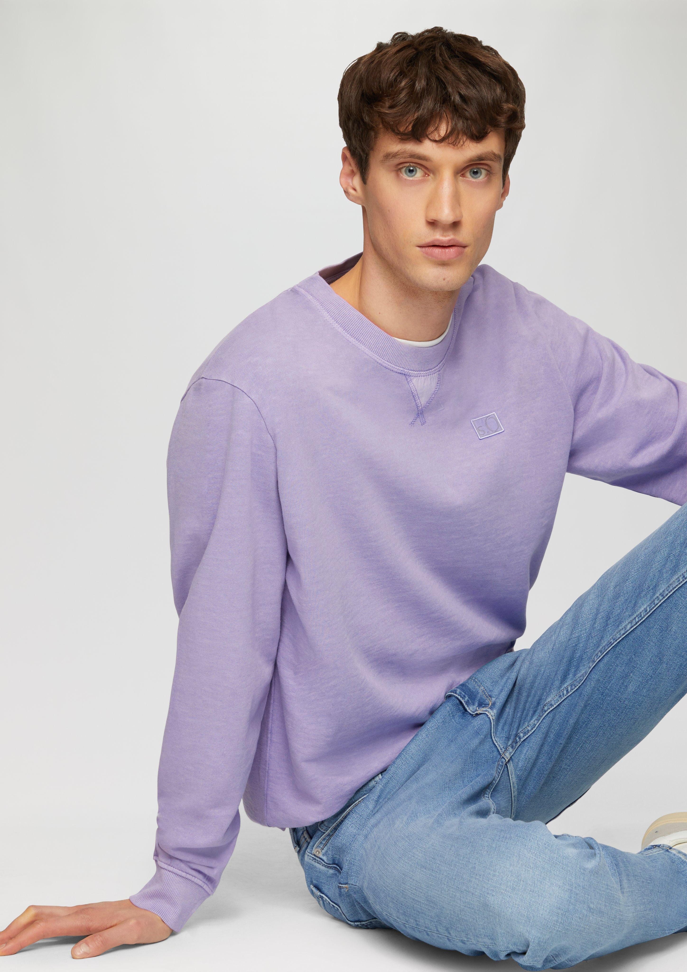 s.Oliver Sweatshirt Sweatshirt mit Garment Dye günstig online kaufen