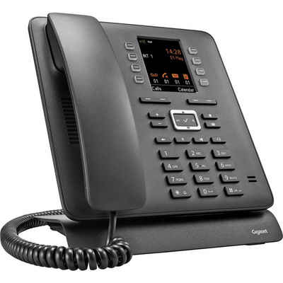 Gigaset DECT Tischtelefon - VoIP-Telefon Kabelgebundenes Telefon (Bluetooth, Freisprechen, Headsetanschluss)
