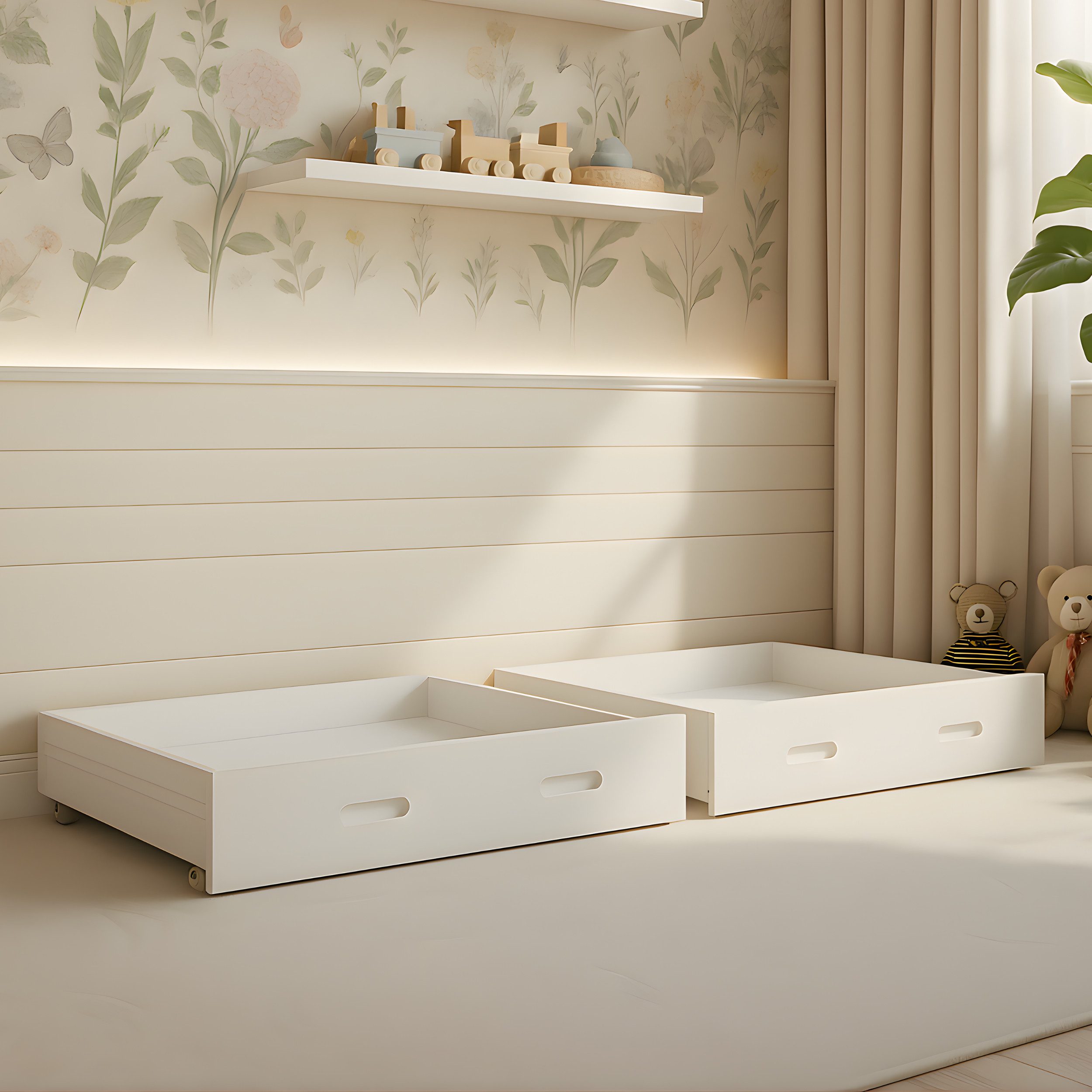 Alavya Home® Schubkasten Schubladen-Set SNOW aus massiver Buche für das Hau günstig online kaufen