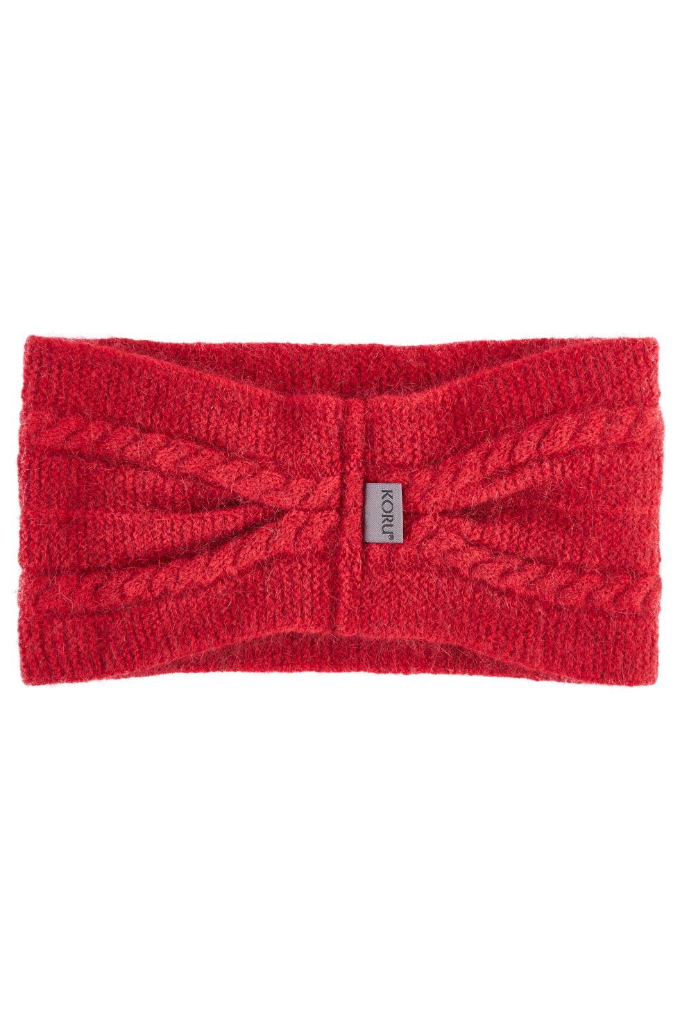 Koru Knitwear Stirnband Possum Merino Zopfmuster Stirnband aus der Possumhaarfaser