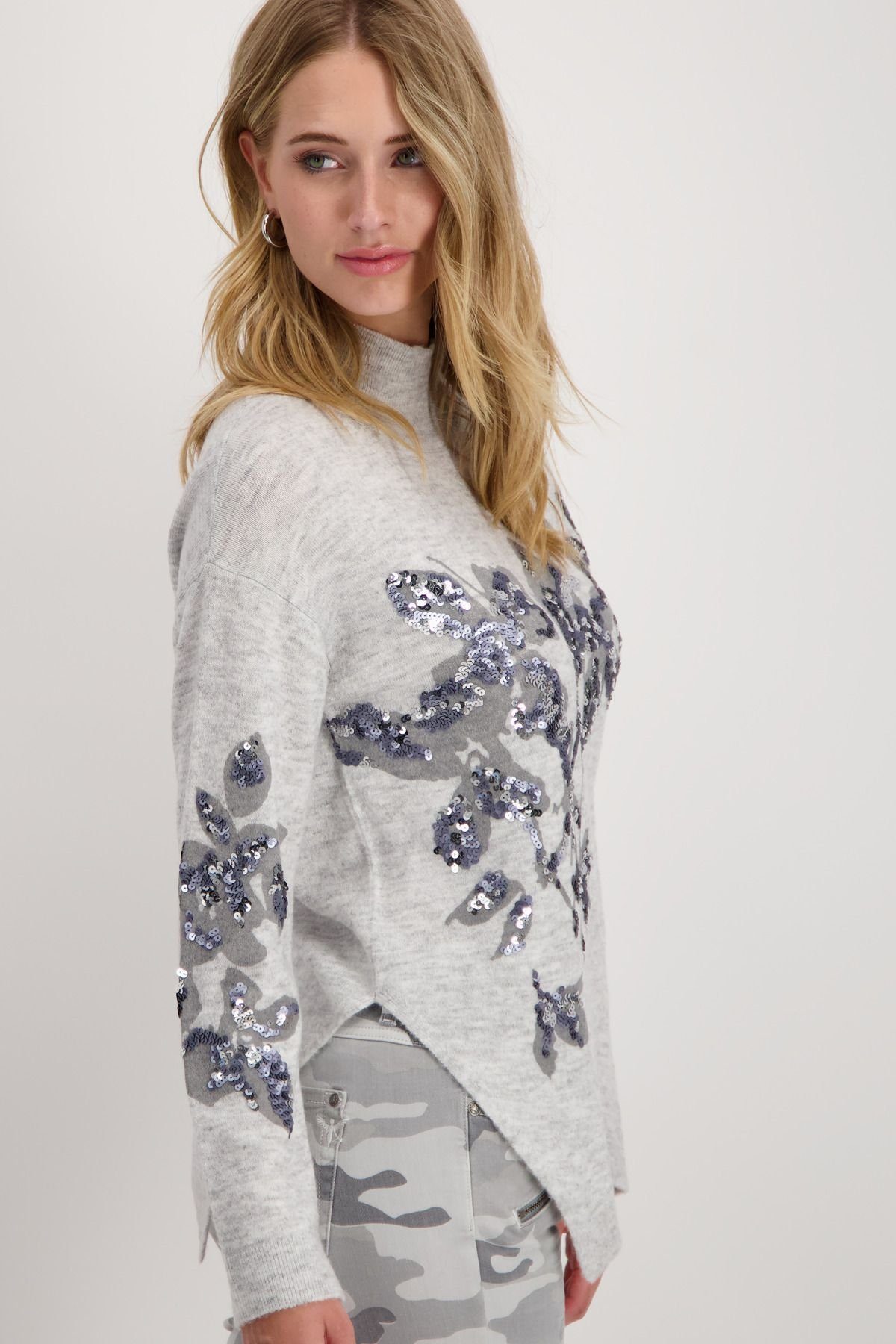 Monari Rundhalspullover günstig online kaufen