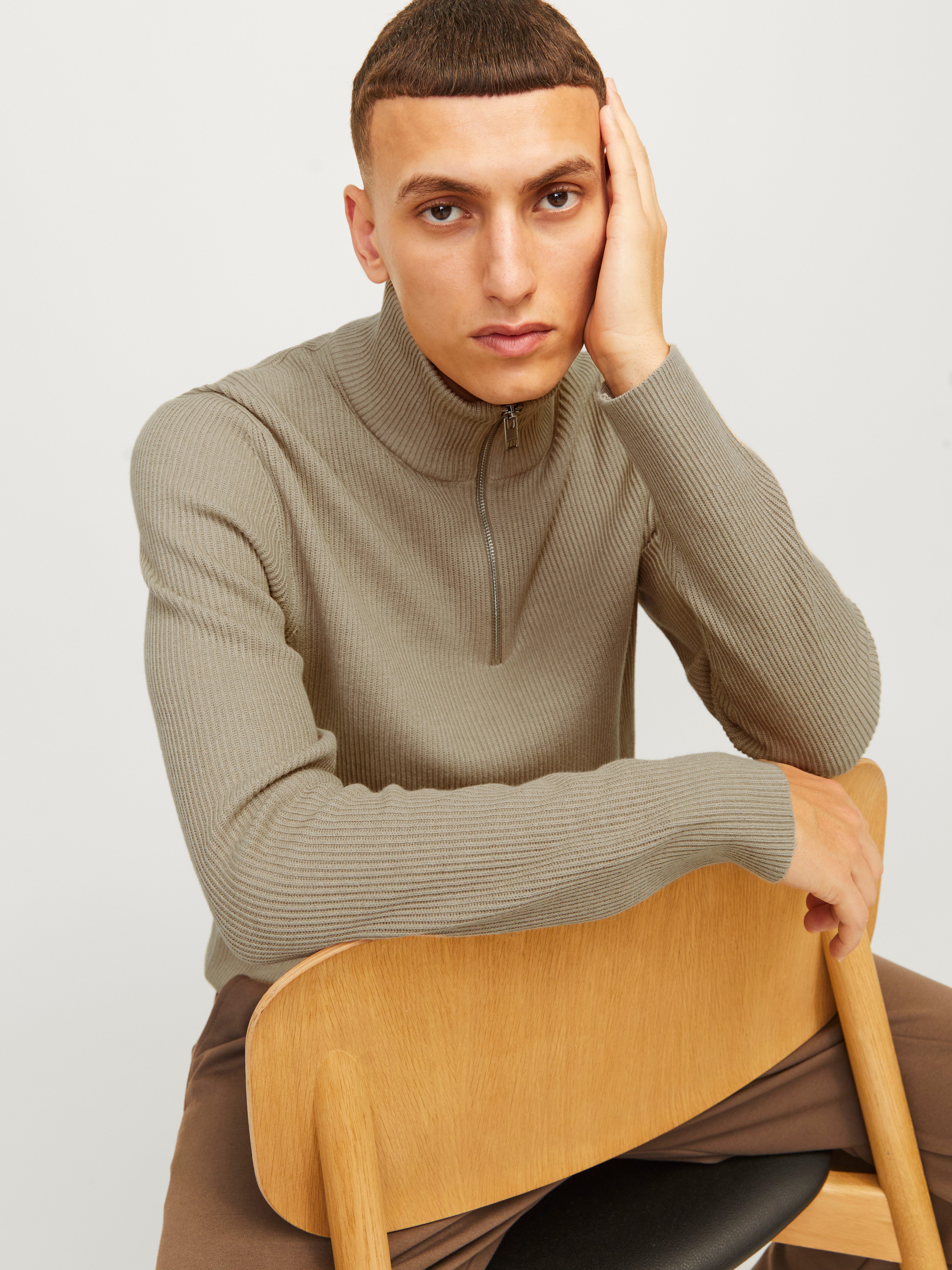 Jack & Jones Troyer JJEPERFECT KNIT günstig online kaufen