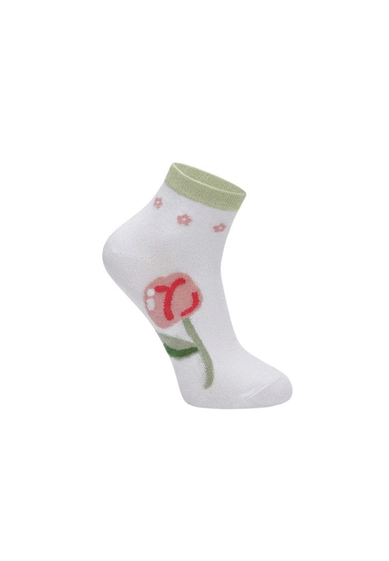 Yuhu Sneakersocken Damen Sneaker-Socken 10er Pack Hase Blumen Ostern (10-Paar)