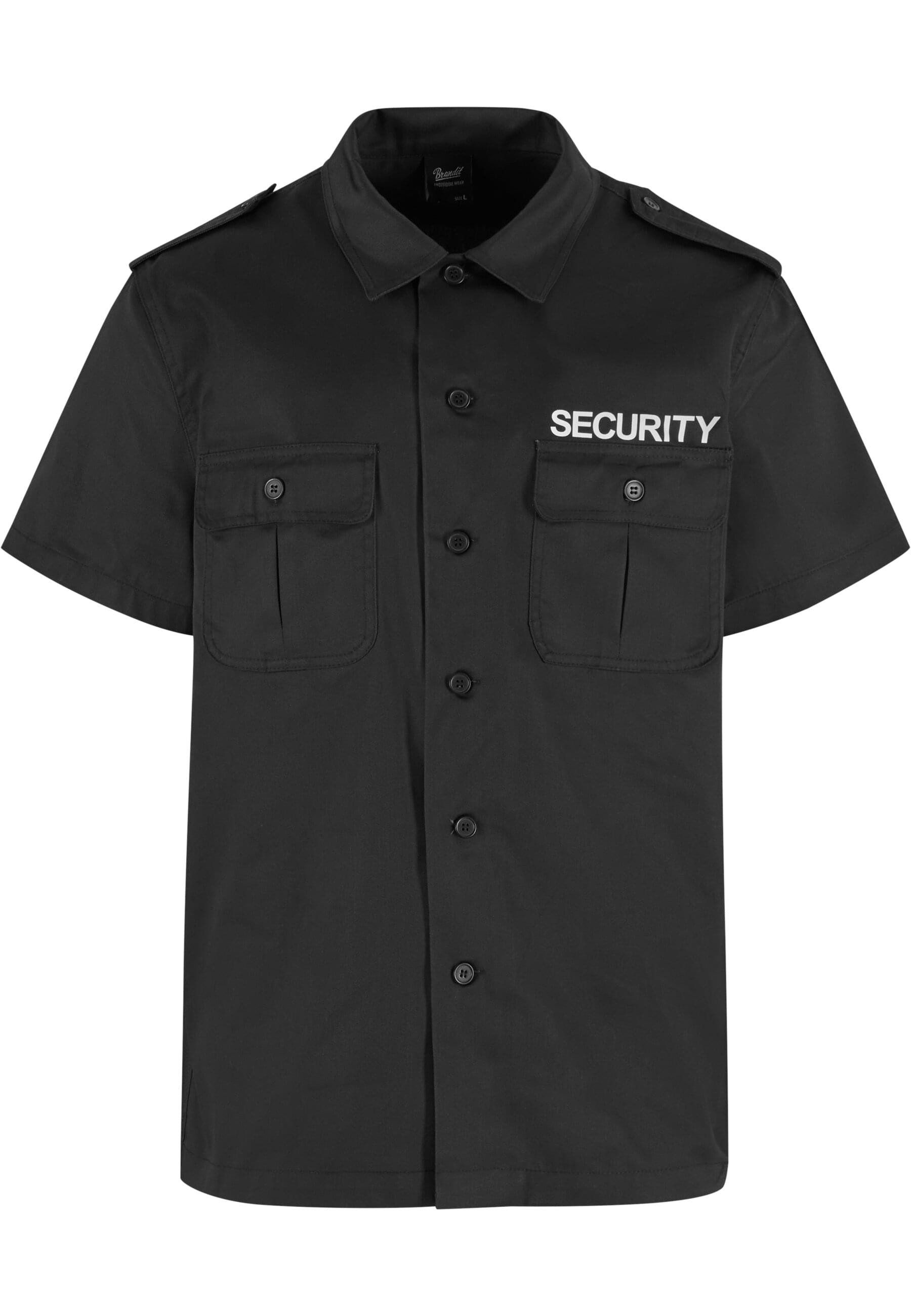 Brandit Langarmhemd Brandit Security US Shirt Short Sleeve (1-tlg)