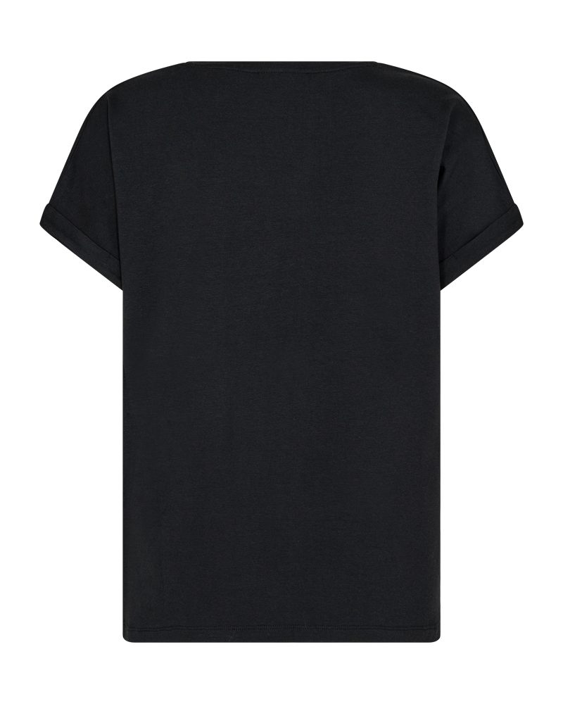 FREEQUENT T-Shirt FQJOKE bequem geschnitten, mit Ärmelaufschlag