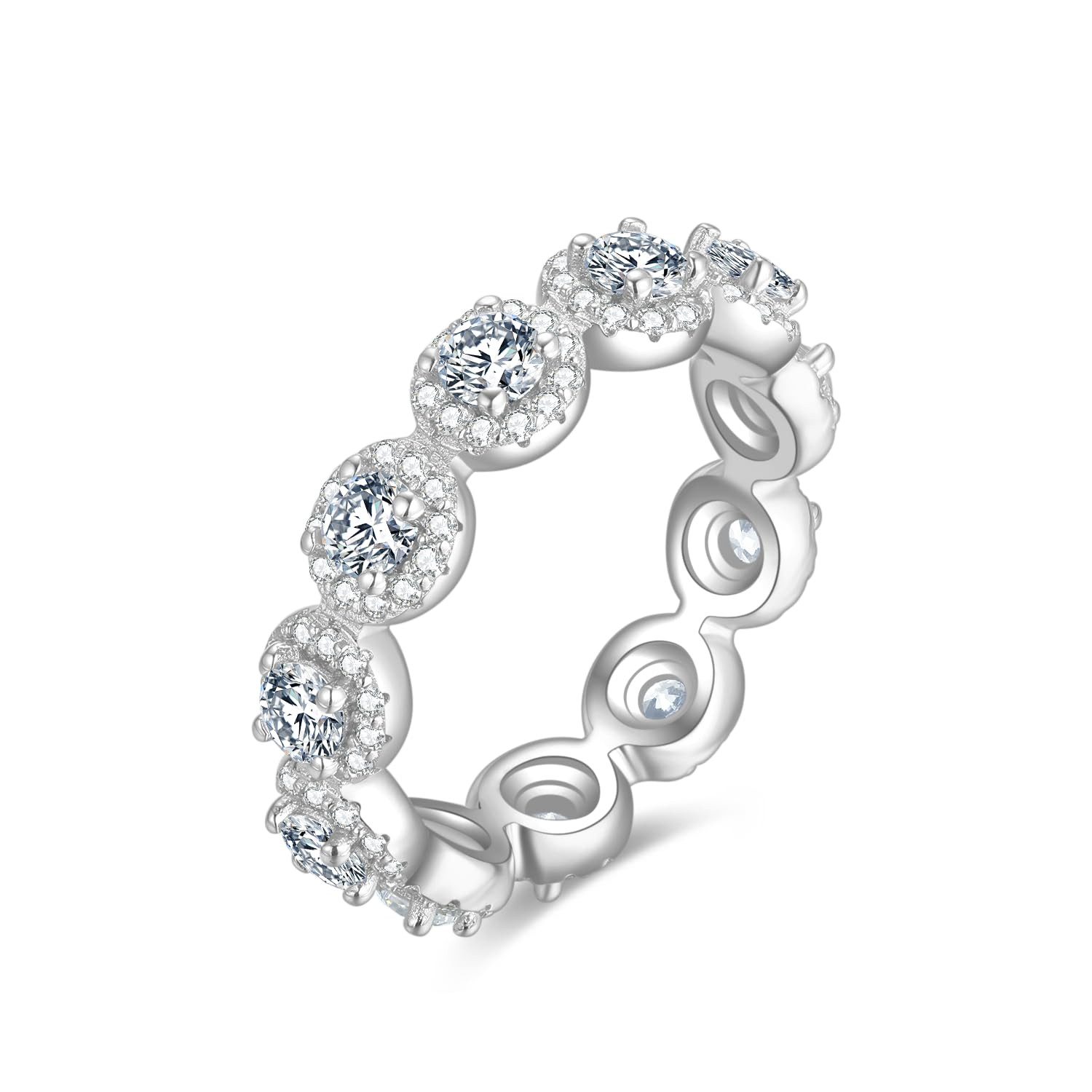 Lisandra Scott Silberring Shiny Bella Ring aus 925 Sterlingsilber, Zirkonia günstig online kaufen