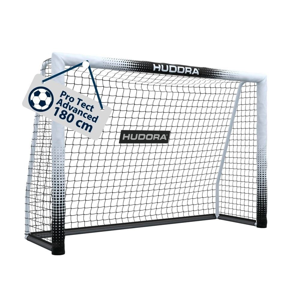 Hudora Wasserballtor Pro Tect 180 Advanced (hochwertig, langlebig, einfacher Aufbau) weiss