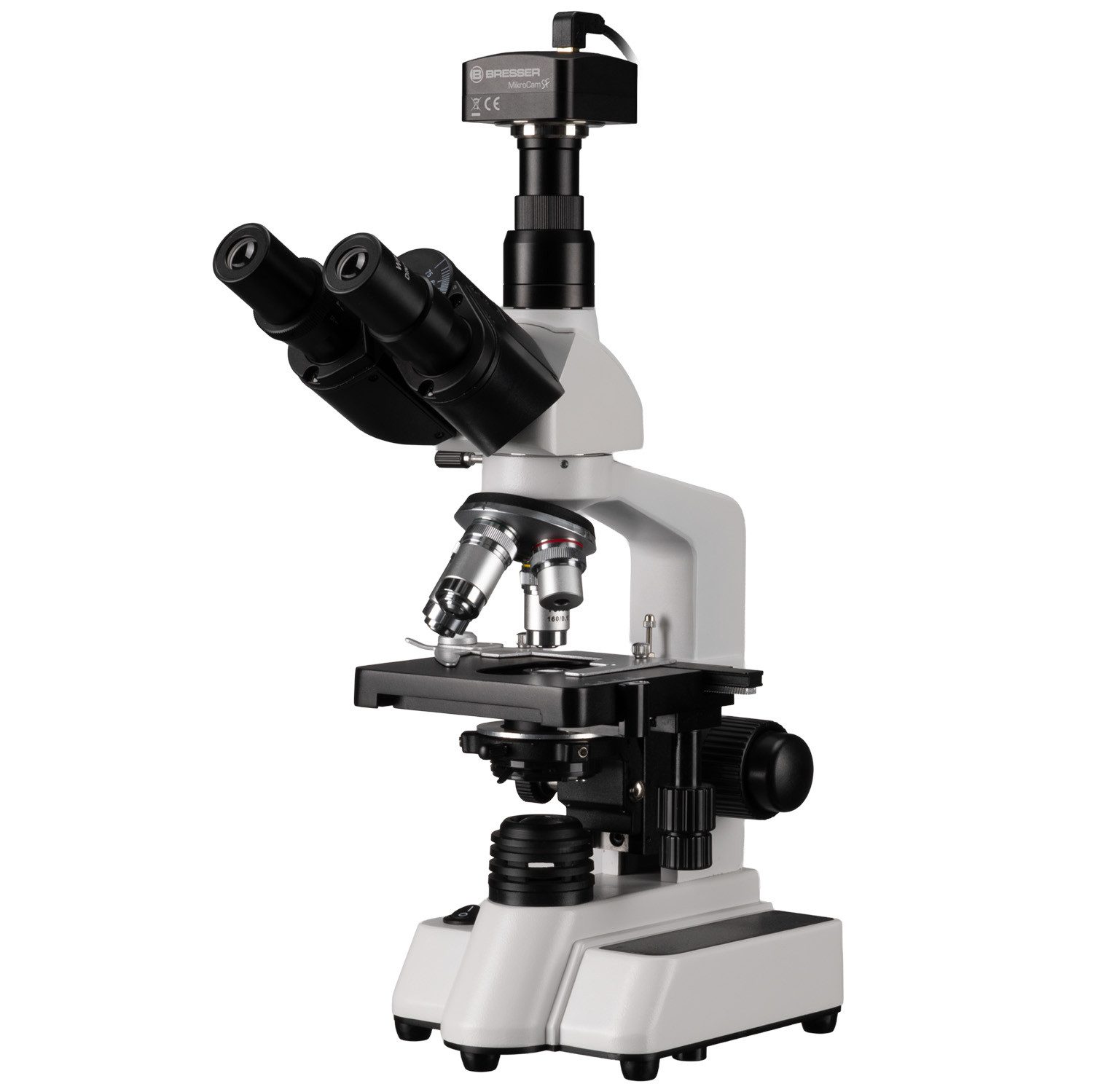 BRESSER Researcher Trino 40-1000x Mikroskop mit MikroCam SF Full-HD-M… Auf- und Durchlichtmikroskop