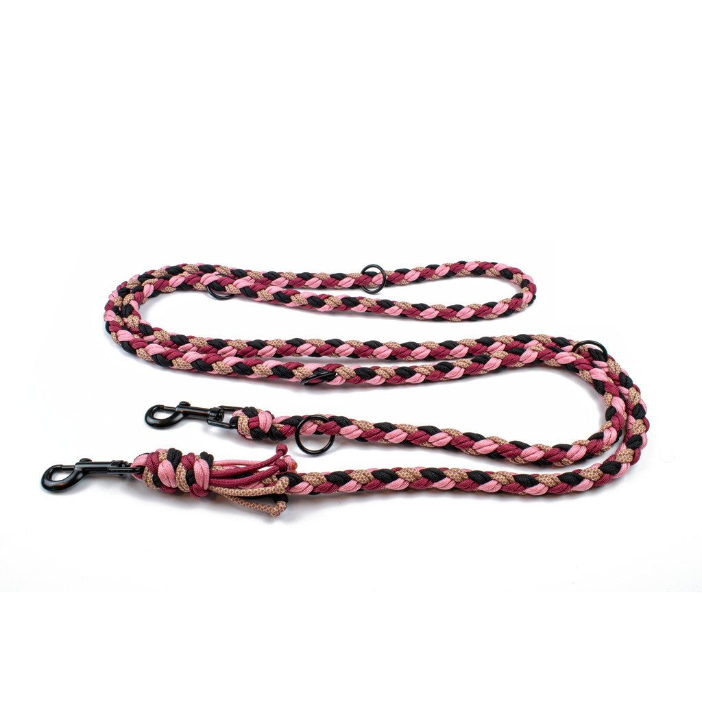 Tierluxe Hundeleine Natur, Paracord, Handgemacht