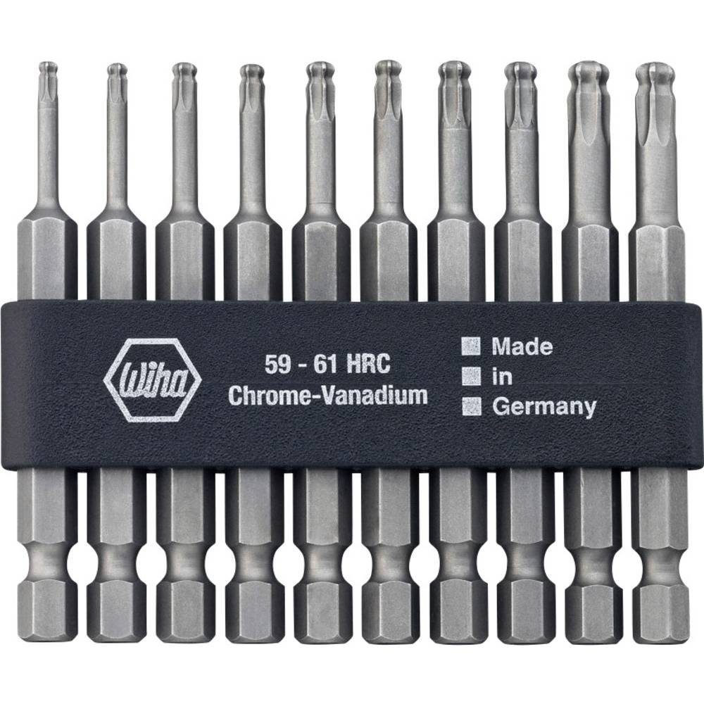 Wiha Bit-Set Torx®Kugelkopf Standard-Bits 10tlg, Kugelkopf