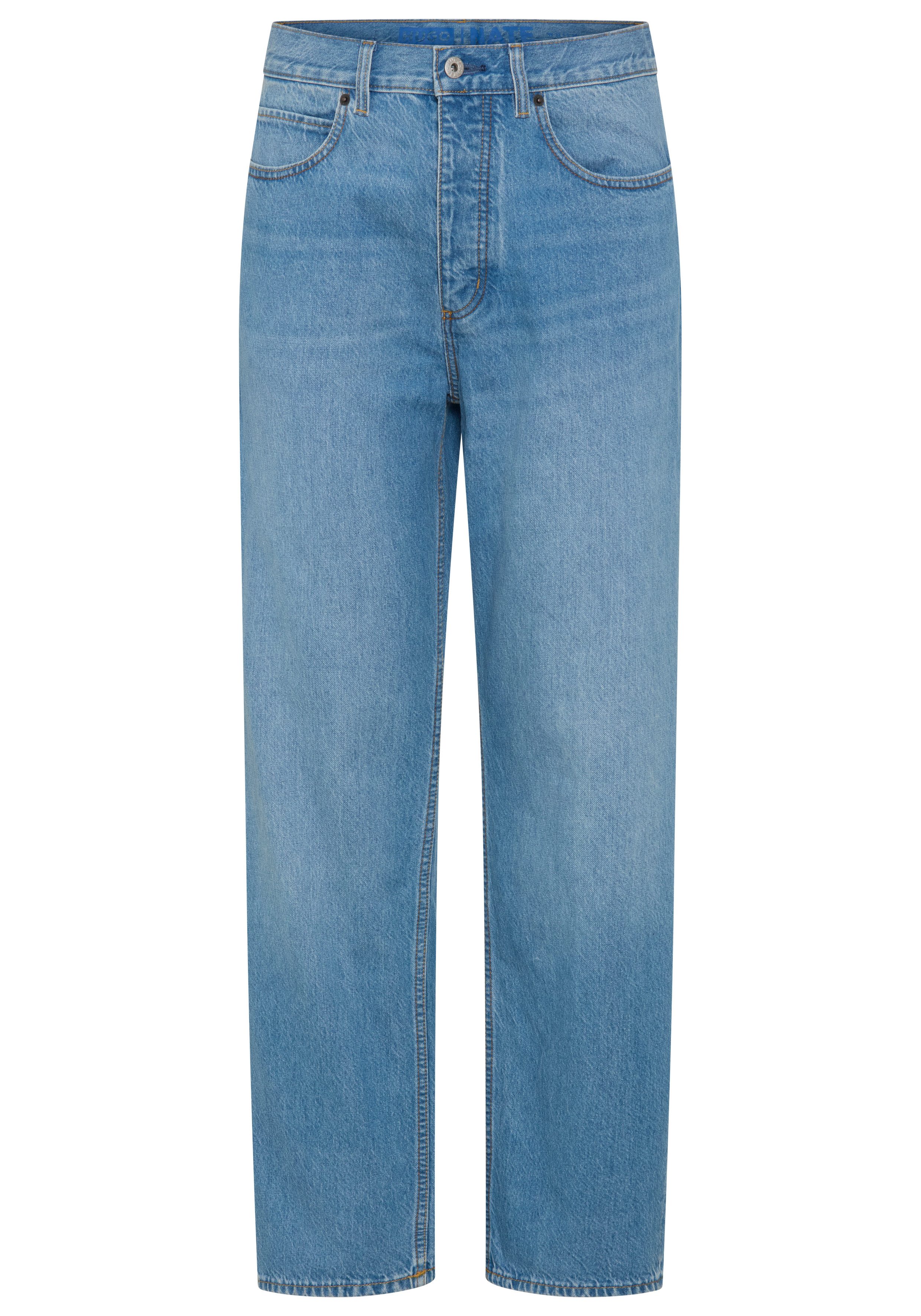 HUGO 5-Pocket-Jeans Nate Baggy Fit, stone washed