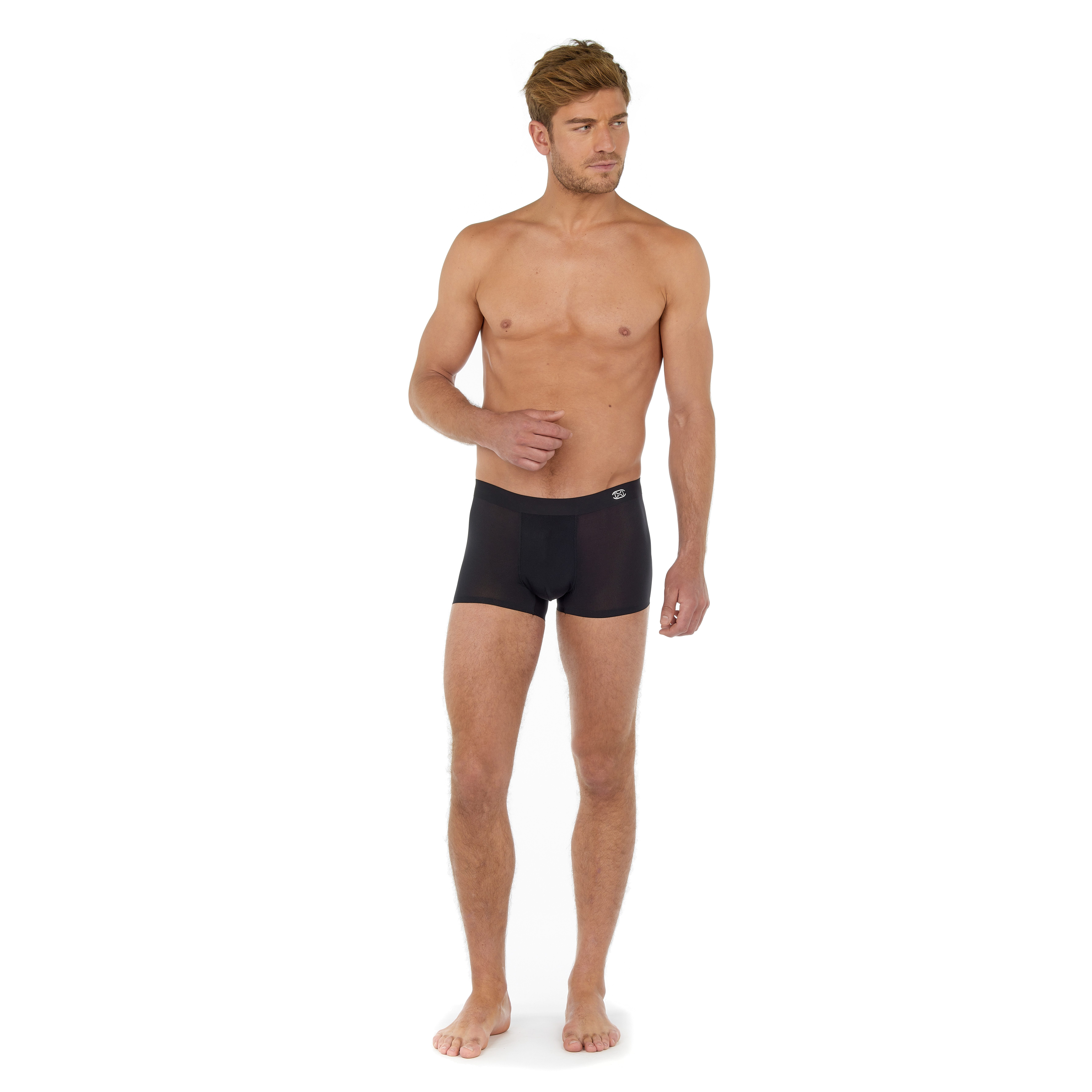 Hom Boxershorts H-Fresh bequem, weich, eng, elastisch, atmungsaktiv, basic, Baumwollmix
