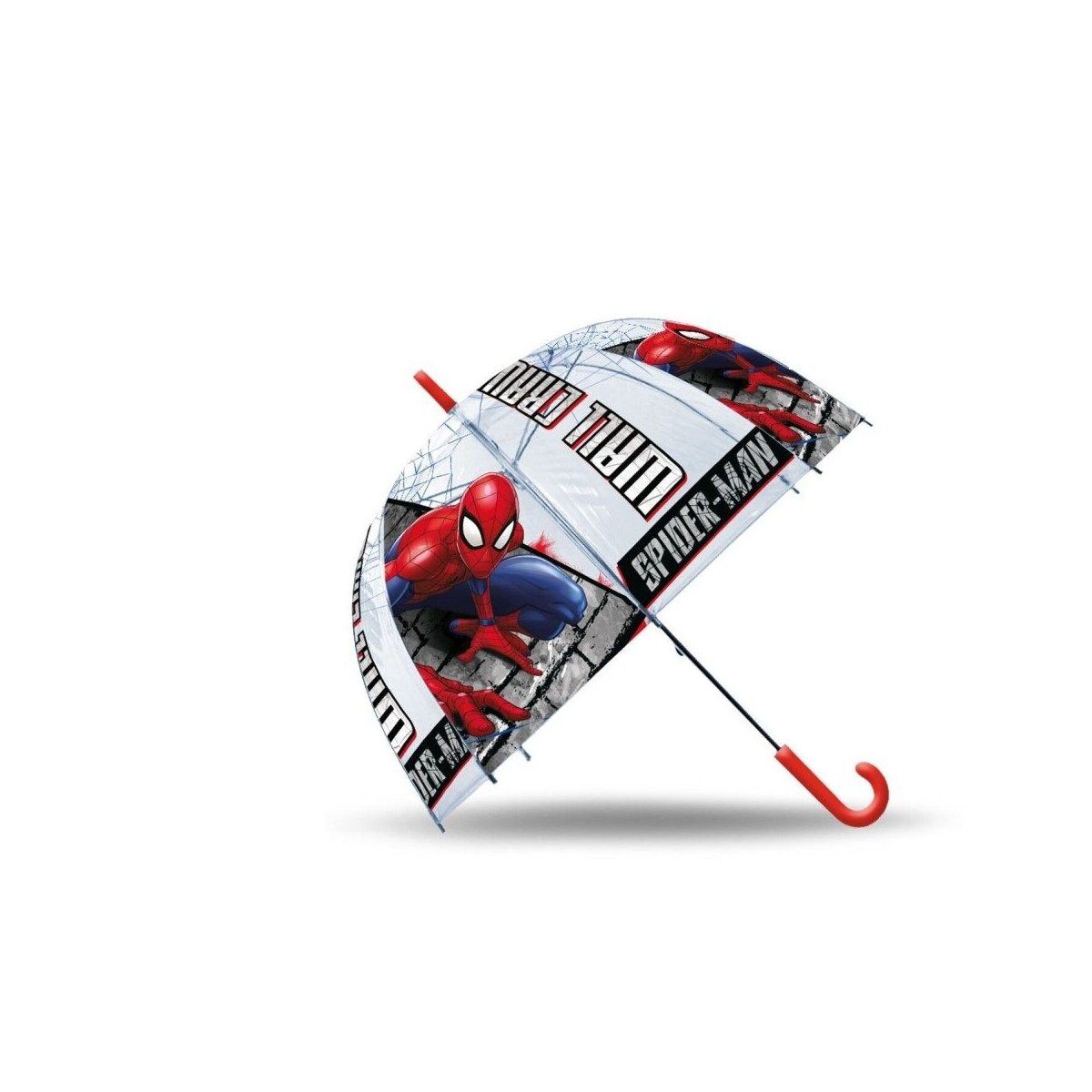 Spiderman Stockregenschirm Spiderman Kinder-Regenschirm 46cm Schutz bei Regen