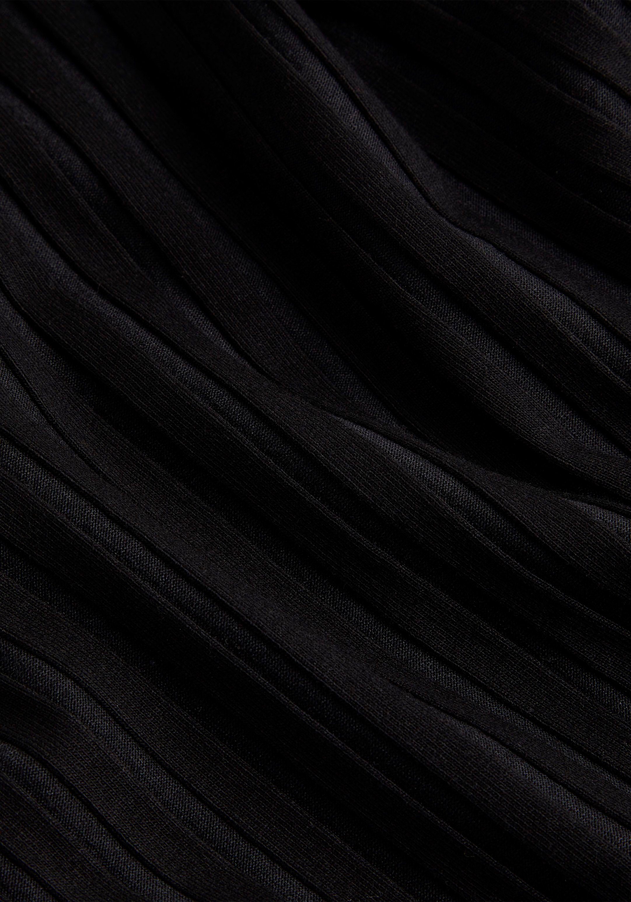 Calvin Klein Design im Jeans T-Shirt strukturiertem schwarz