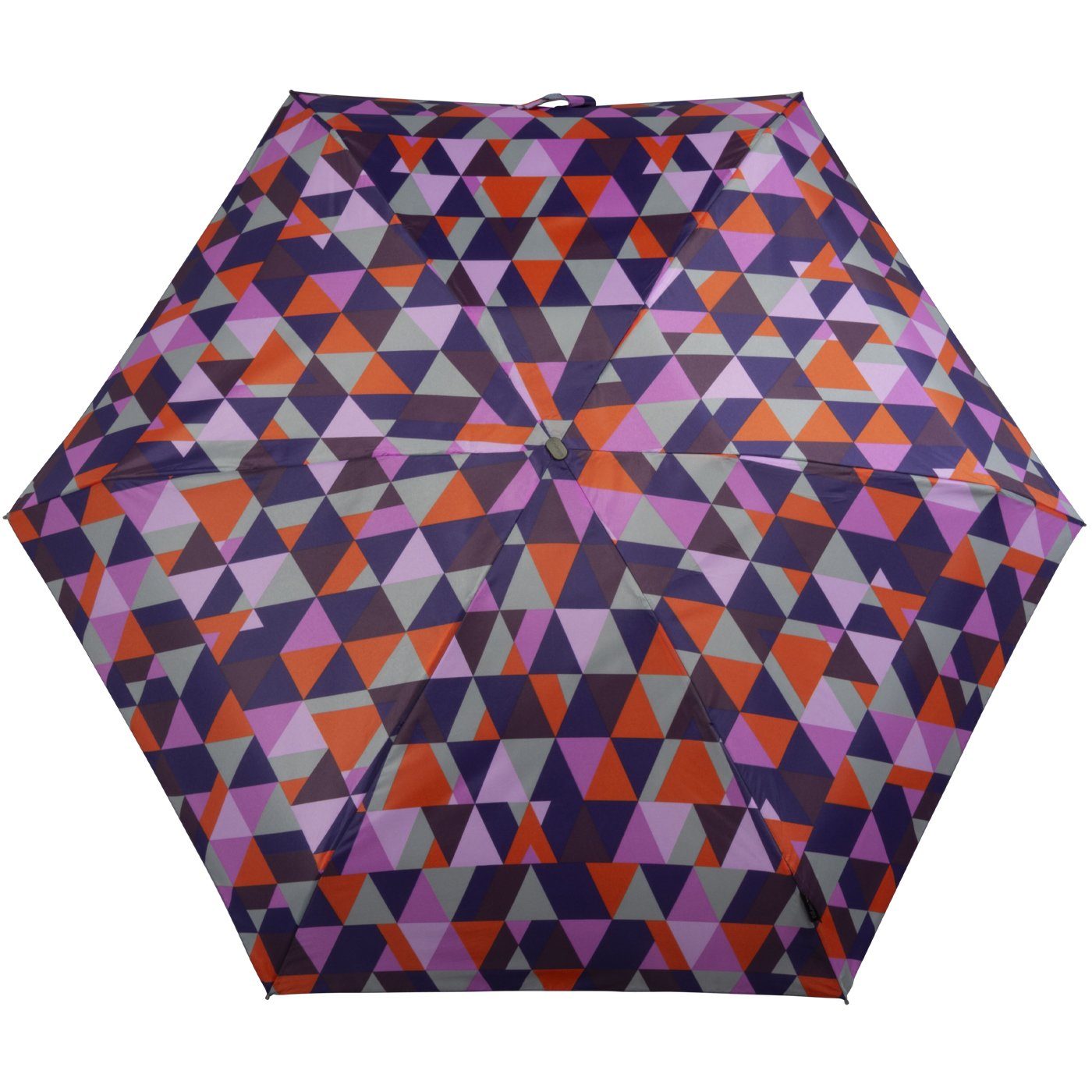 Knirps® Taschenregenschirm winziger Damen-Taschenschirm, leicht und flach, für die Handtasche - Travel Donna purple – Bild 3 von 5