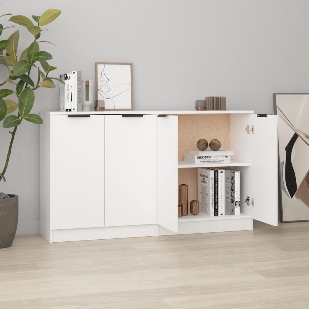 furnicato Sideboard Sideboards 2 Stk. Weiß günstig online kaufen