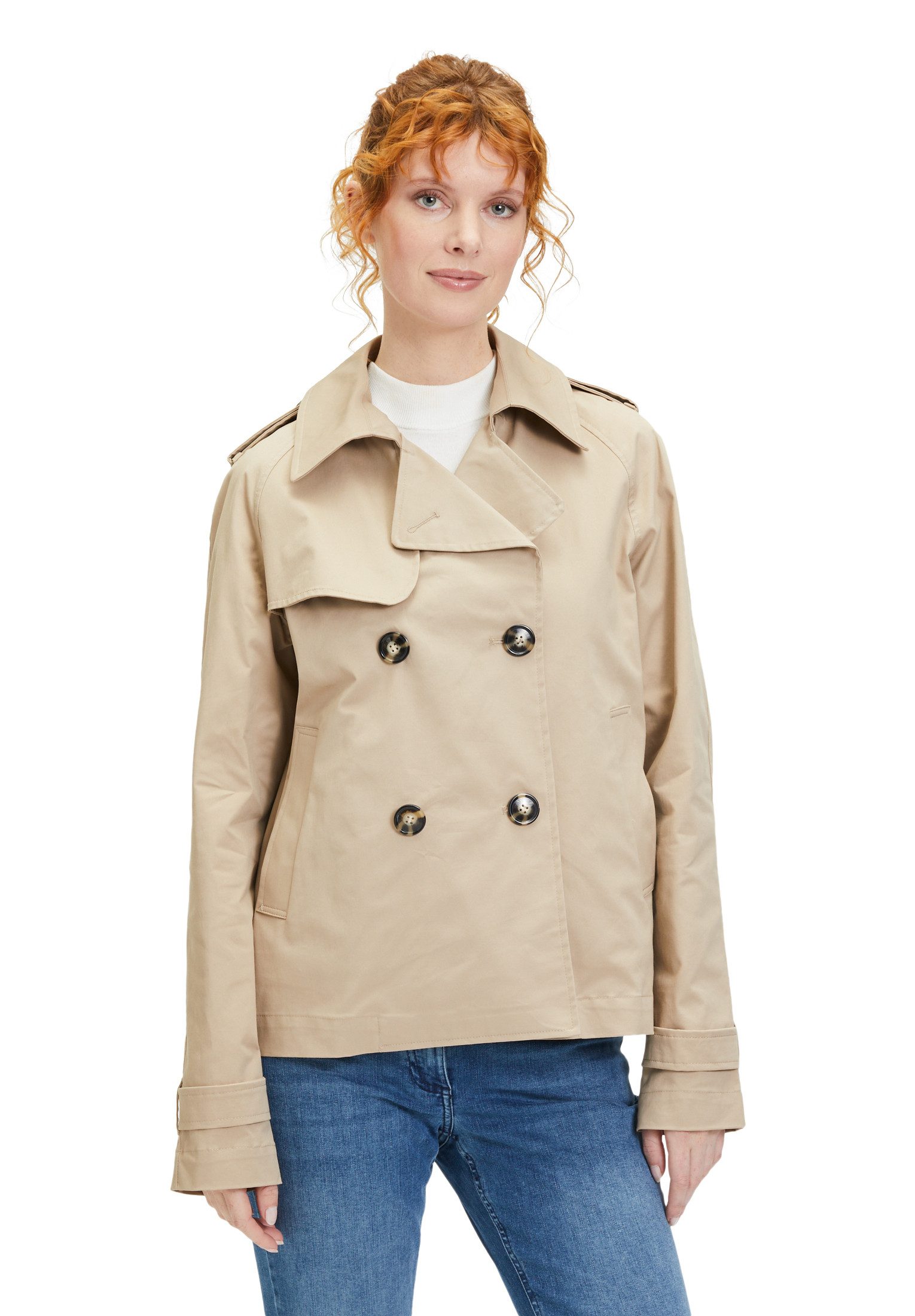 Sommerjacke Amber & June Sommerjacke mit Kragen