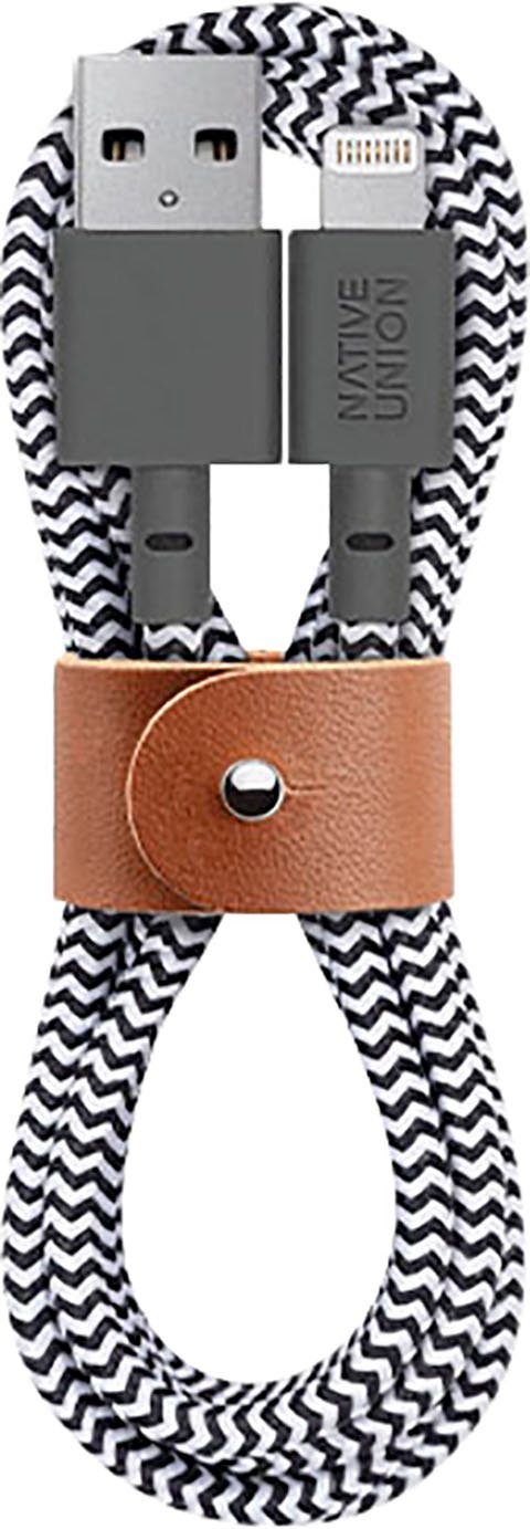 NATIVE UNION Belt Cable USB-A to Lightning 1,2m Smartphone-Kabel, Lightning, USB Typ A, (120 cm)