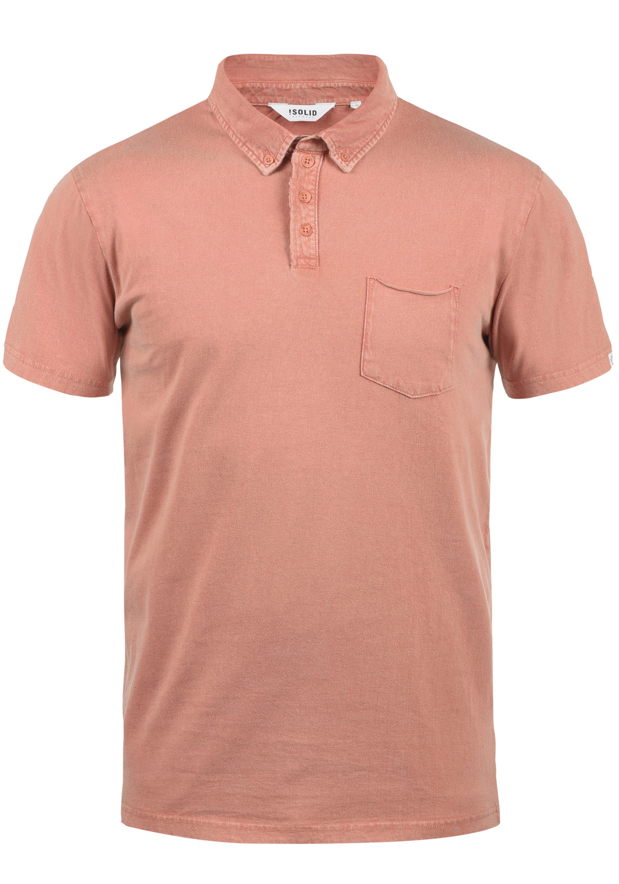 !Solid Poloshirt SDPat Polo mit Used Look-Effekt