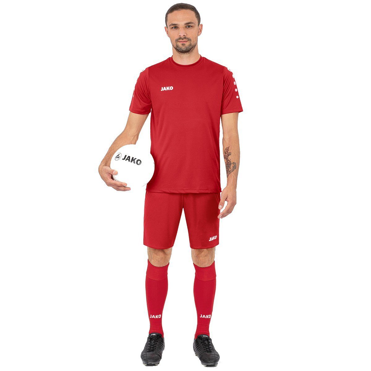 Jako Sporthose Short Manchester 2.0 ohne Innenslip kurz rot Herren