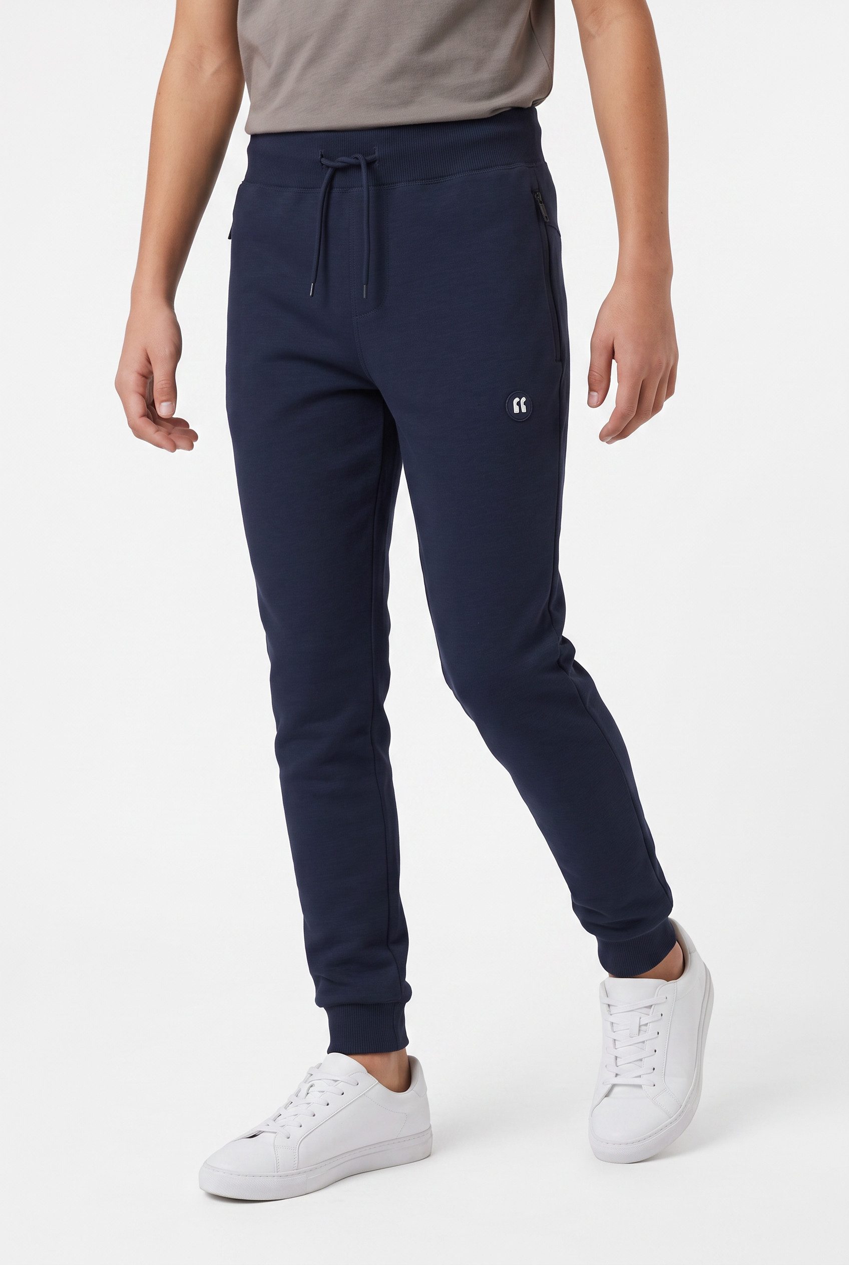 Name It Jogginghose NKMVIMO für Jungen mit Bündchen und Stretchkomfort unifarben, casual, regular fit, Baumwollmischung, Rundhals