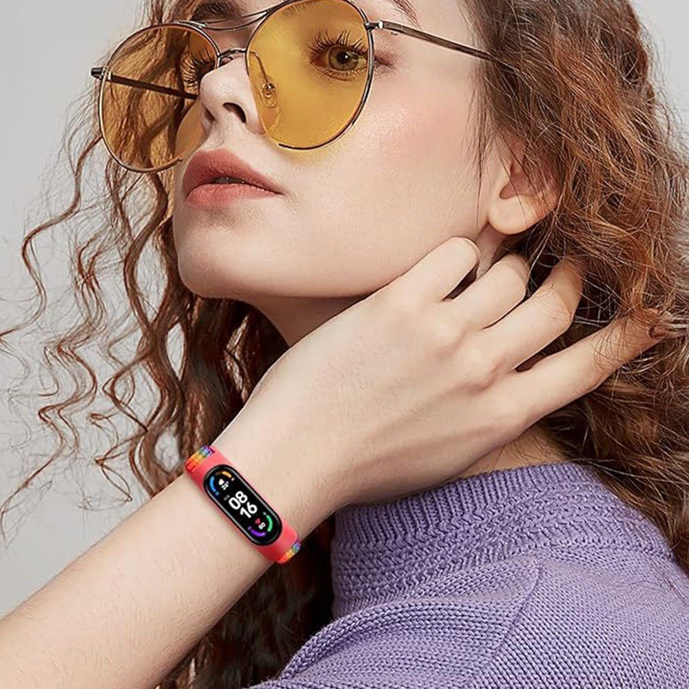 FELIXLEO Smartwatch-Armband Armband Verstellbares für Xiaomi 3/4/5/6/7 Band Mi Ersatzarmbänd