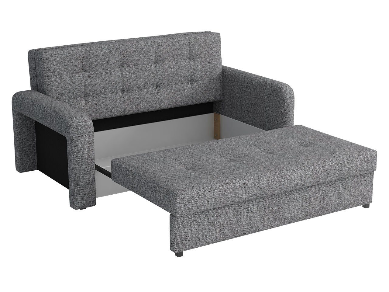 MIRJAN24 Schlafsofa Viva Home III, (2 Polsterhocker mit Sitzer Sofa Schlaffunktion mit und Stück), Schlafsofa 3 Bettkasten