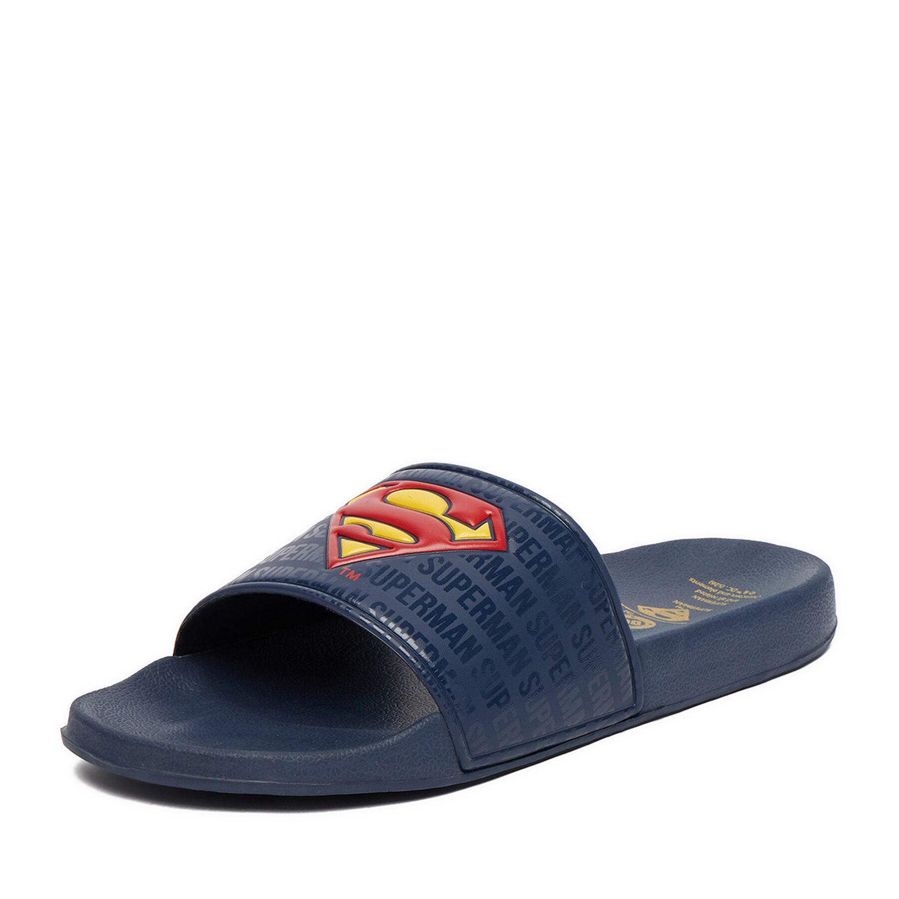 Superman Superman Herren-Flip-Flops in Marineblau Badepantolette