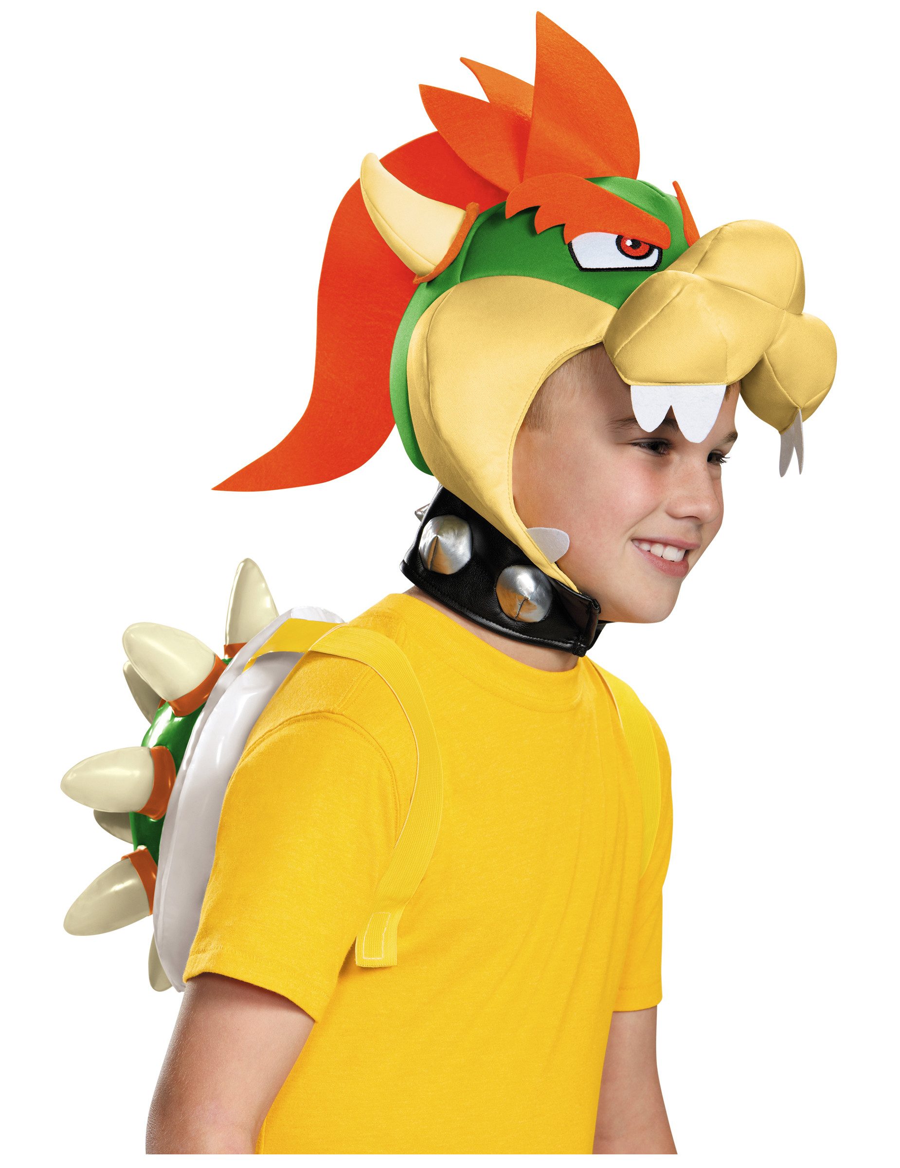 Kostüm Bowser-Accessoire-Set für Kinder Nintendo-Lizenzartikel bunt