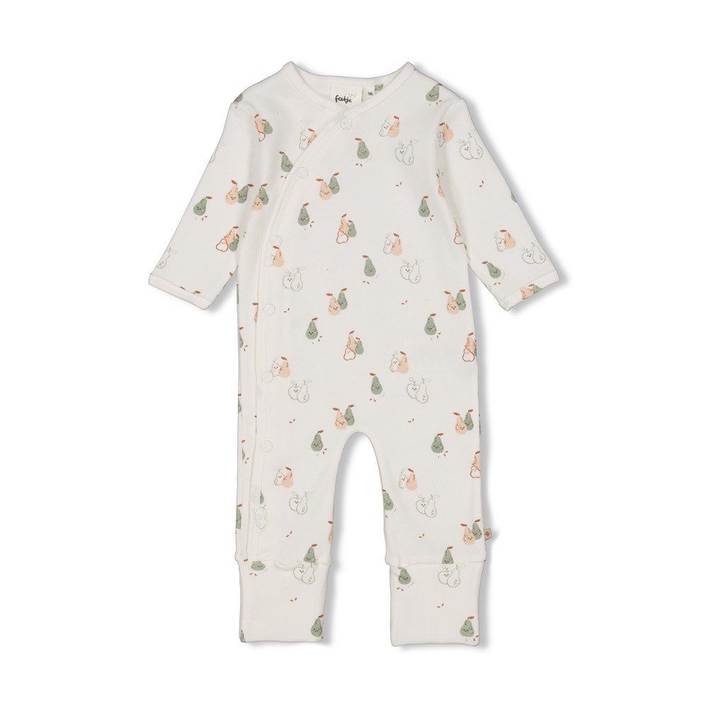 Feetje Pyjama Feetje Baby Strampler Strampelanzug Schlafanzug Krempelfuß Birnen (1 tlg)