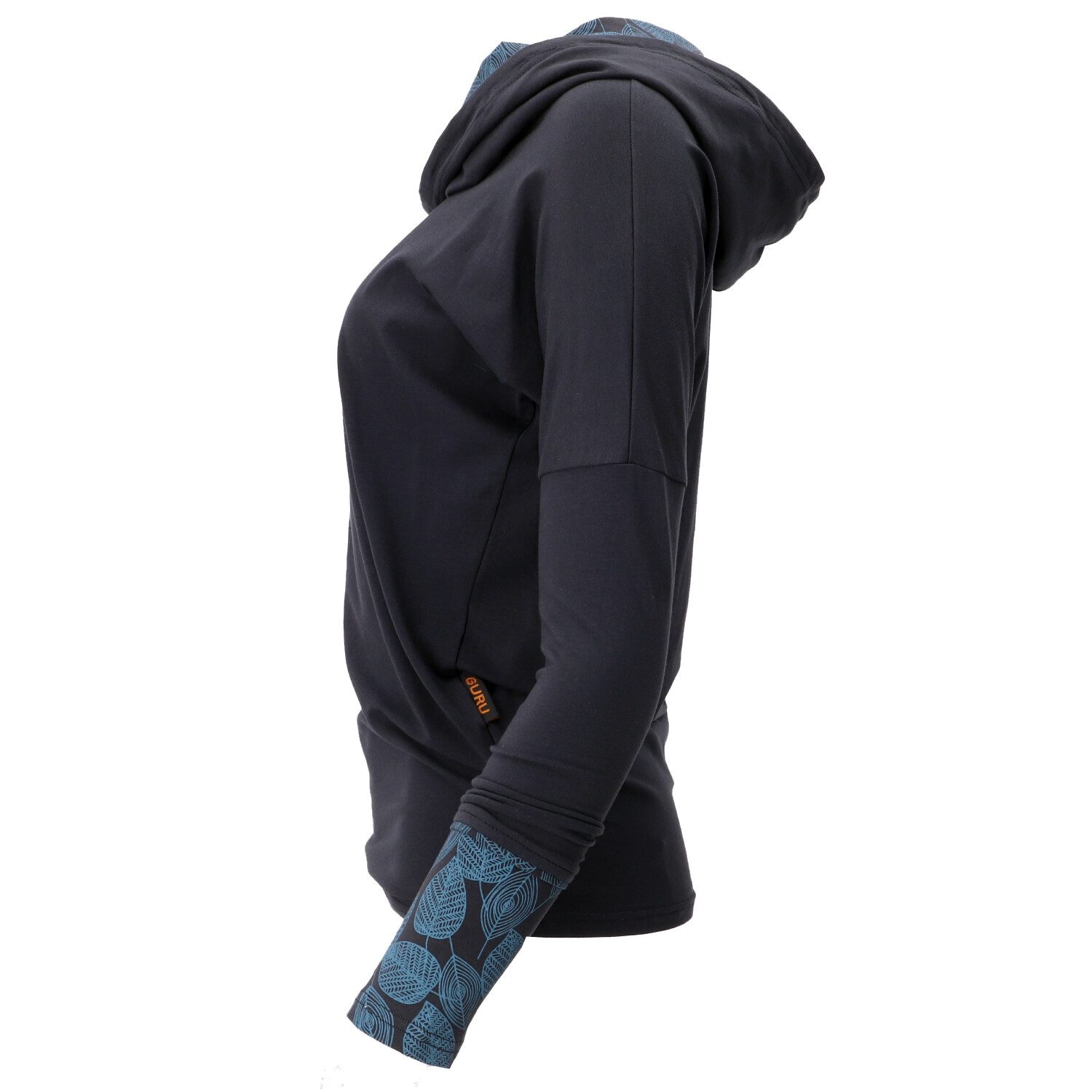 Guru-Shop Longsleeve Lockeres Longshirt aus Bio-Baumwolle, Boho.. alternati günstig online kaufen