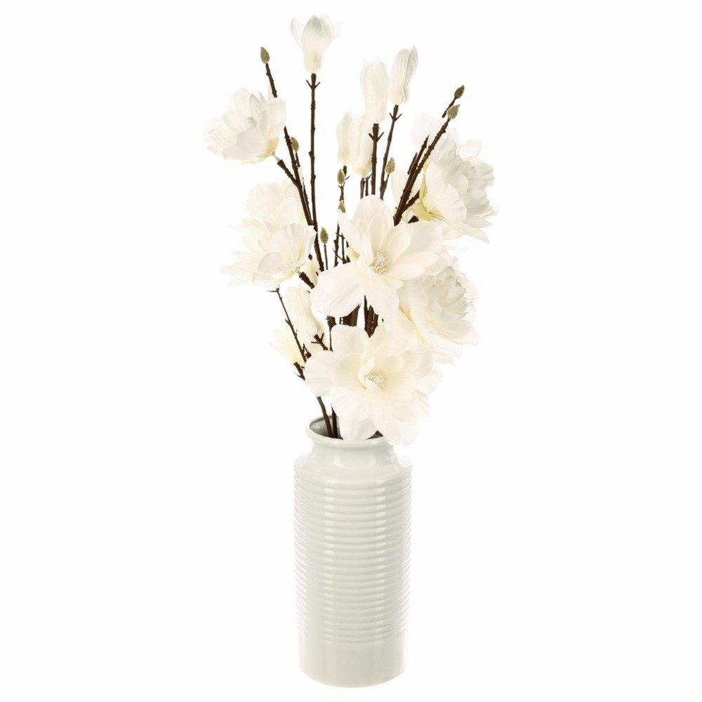 Kunstpflanze Composition Magnolia en vase H75 - Magnolia Zimmerpflanze, Atmosphera Créateur d'intérieur, Höhe 75 cm