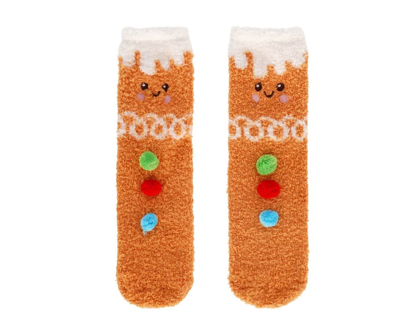 Legami Kuschelsocken Rutschfeste Socken - Lebkuchen - Größe 35-42