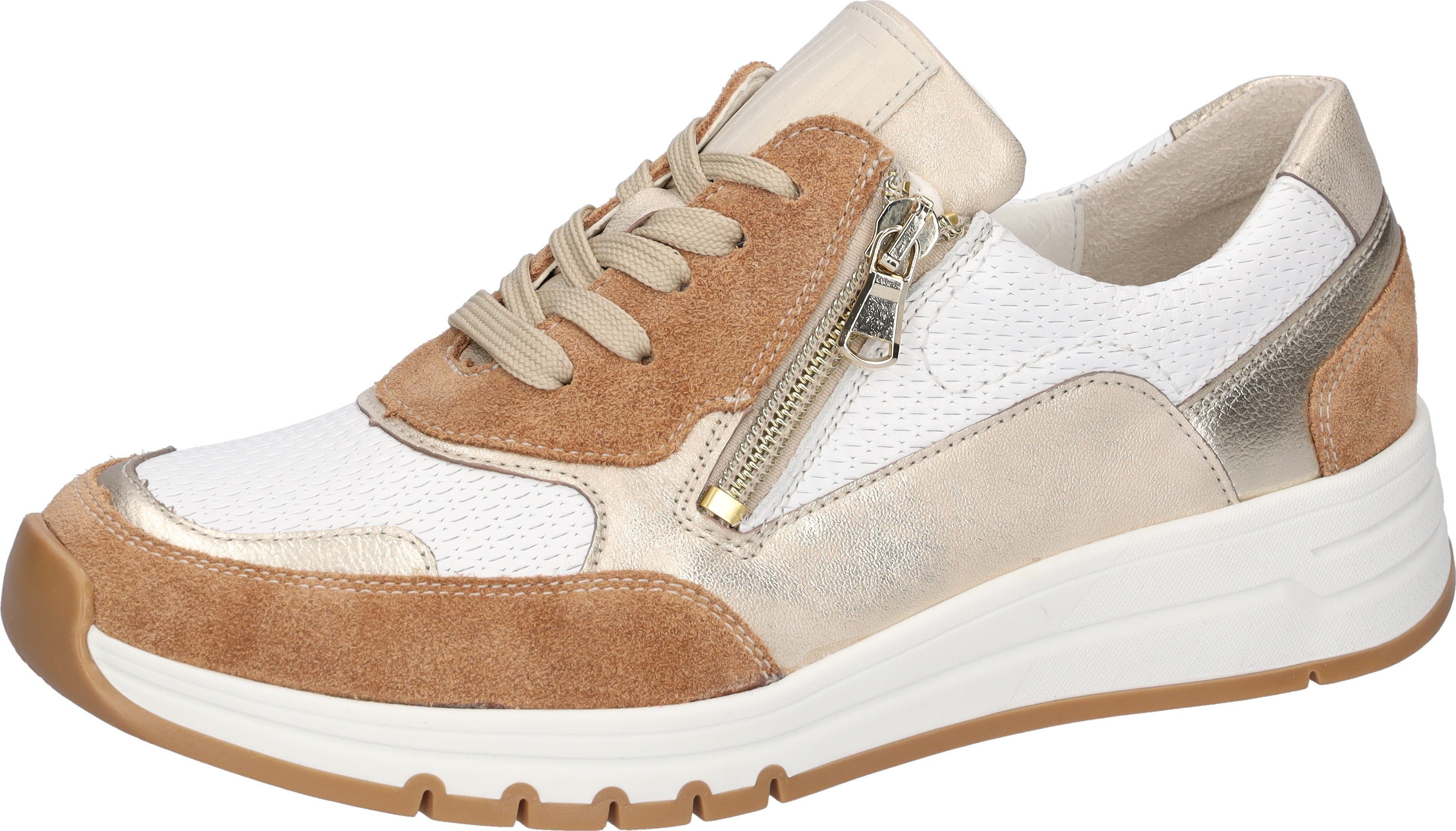 Waldläufer Keilsneaker Schnürschuh, Halbschuh, Freizeitschuh mit Luftkammern-Laufsohle